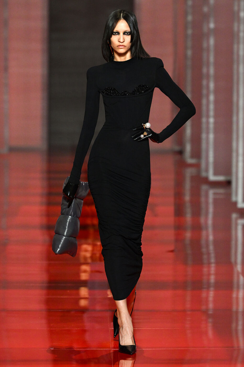 Versace top tight dress