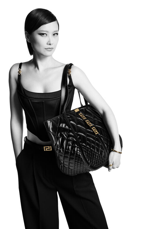 Versace-Virtus Top Handle Bag - Bal Harbour Shops