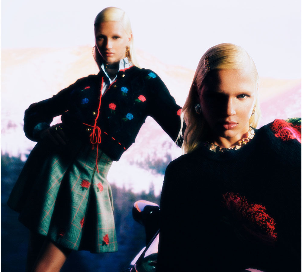 campaña de Navidad de Versace