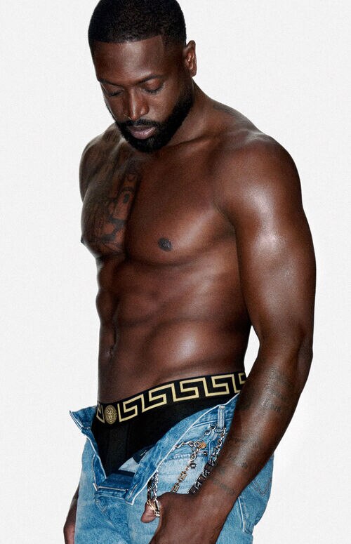 Dwyane Wade pour les Sous-vêtements Versace