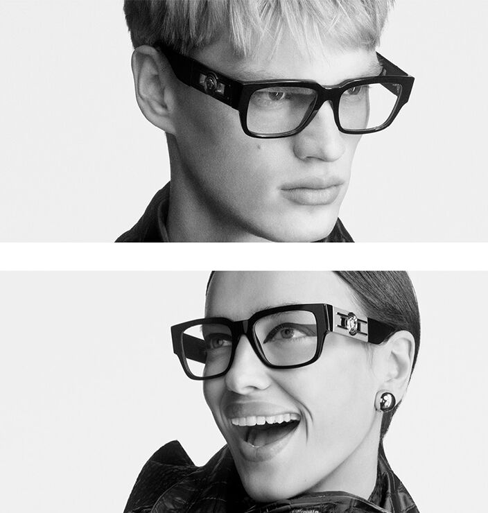 Versace gigi hadid glasses 2025