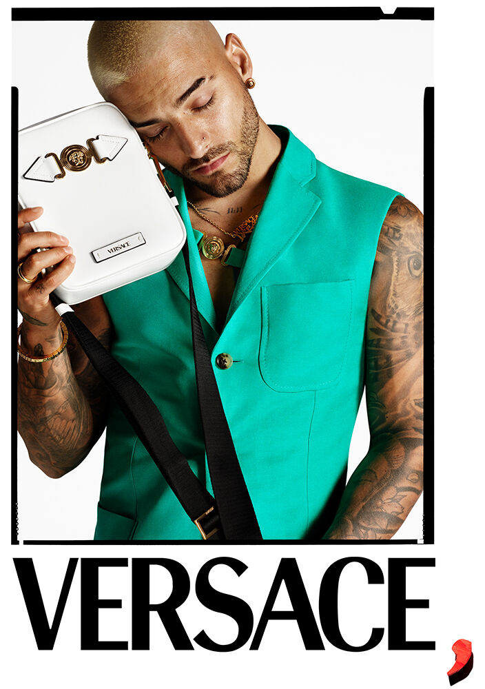 Maluma is the Face of VERSACE Spring Summer 2022 Men's Collection