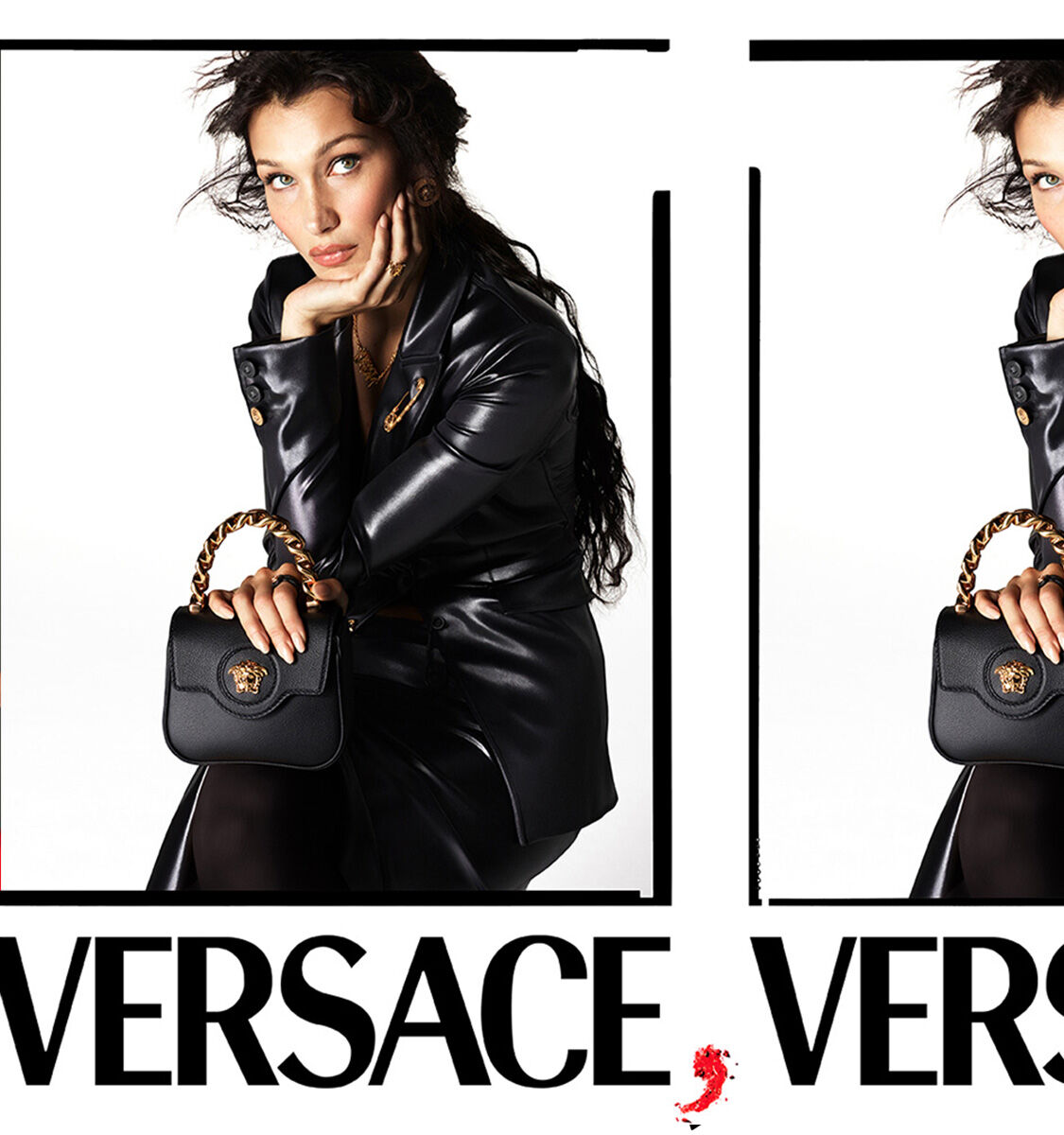 Versace 2022 春夏女士 Gigi Hadid 与 Bella Hadid