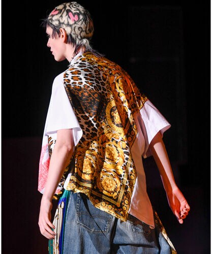 JUNYA WATANABE 21AW ふせげ ×VERSACE モッズコート