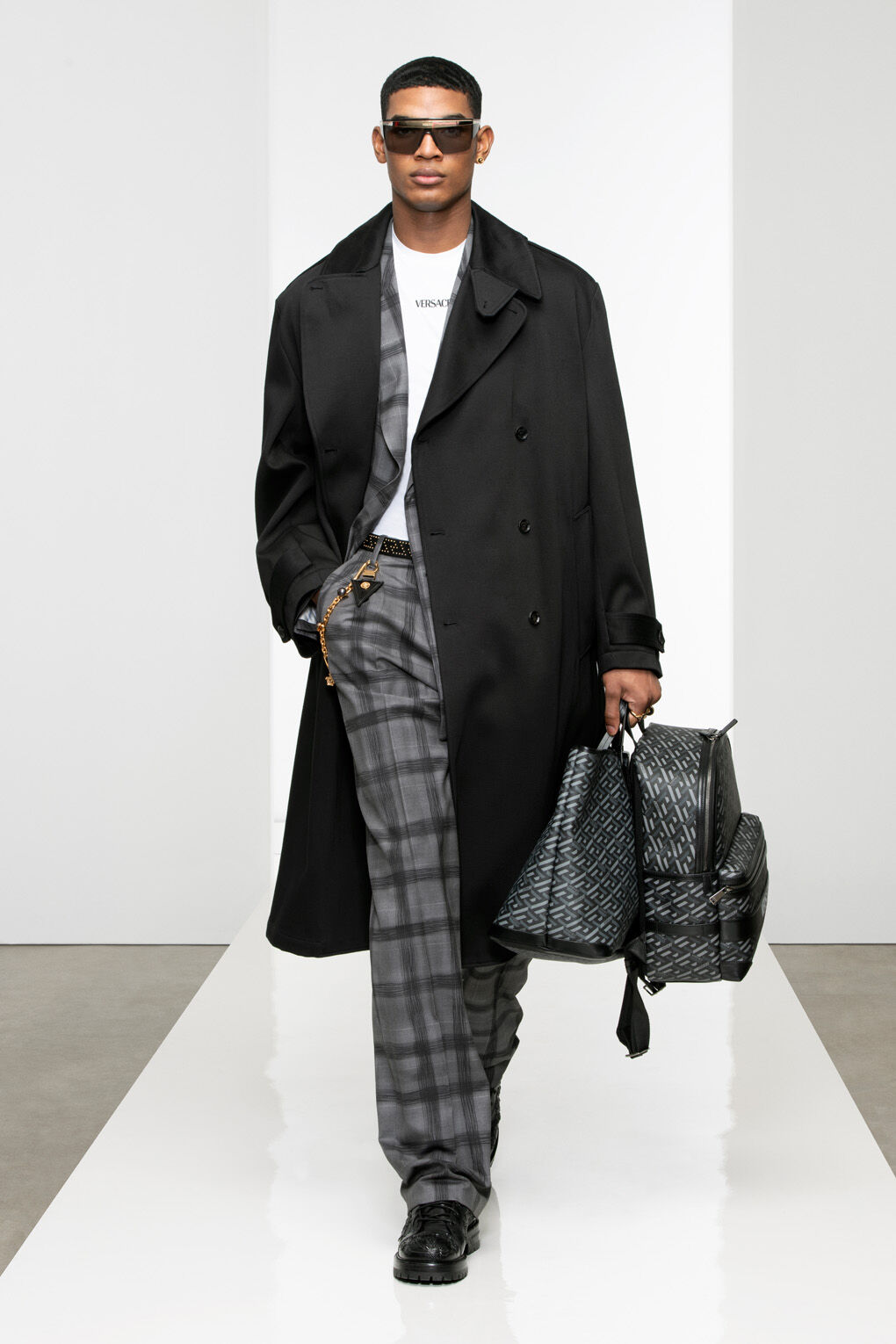 Manteau best sale homme versace