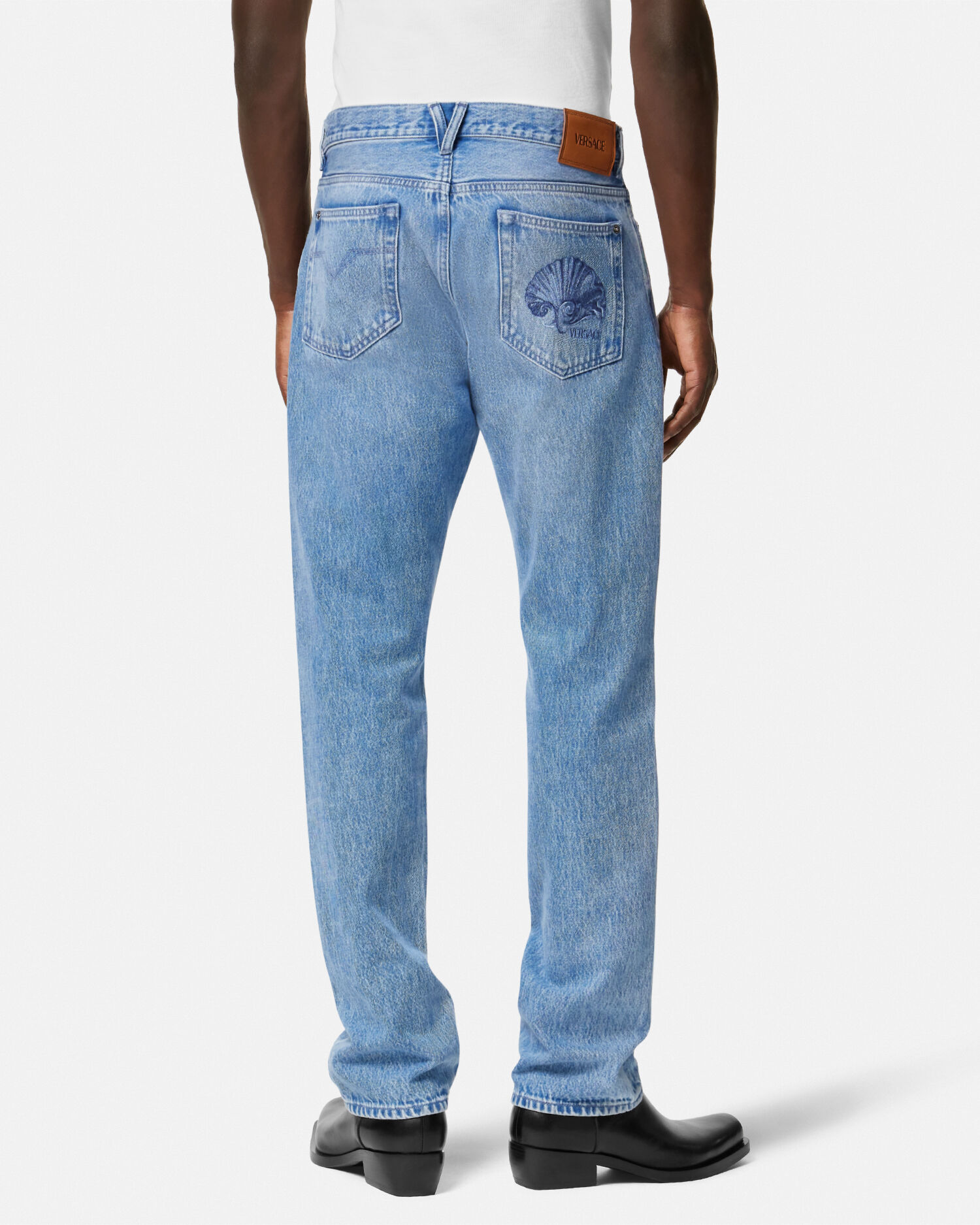 Versace blue jeans for him outlet