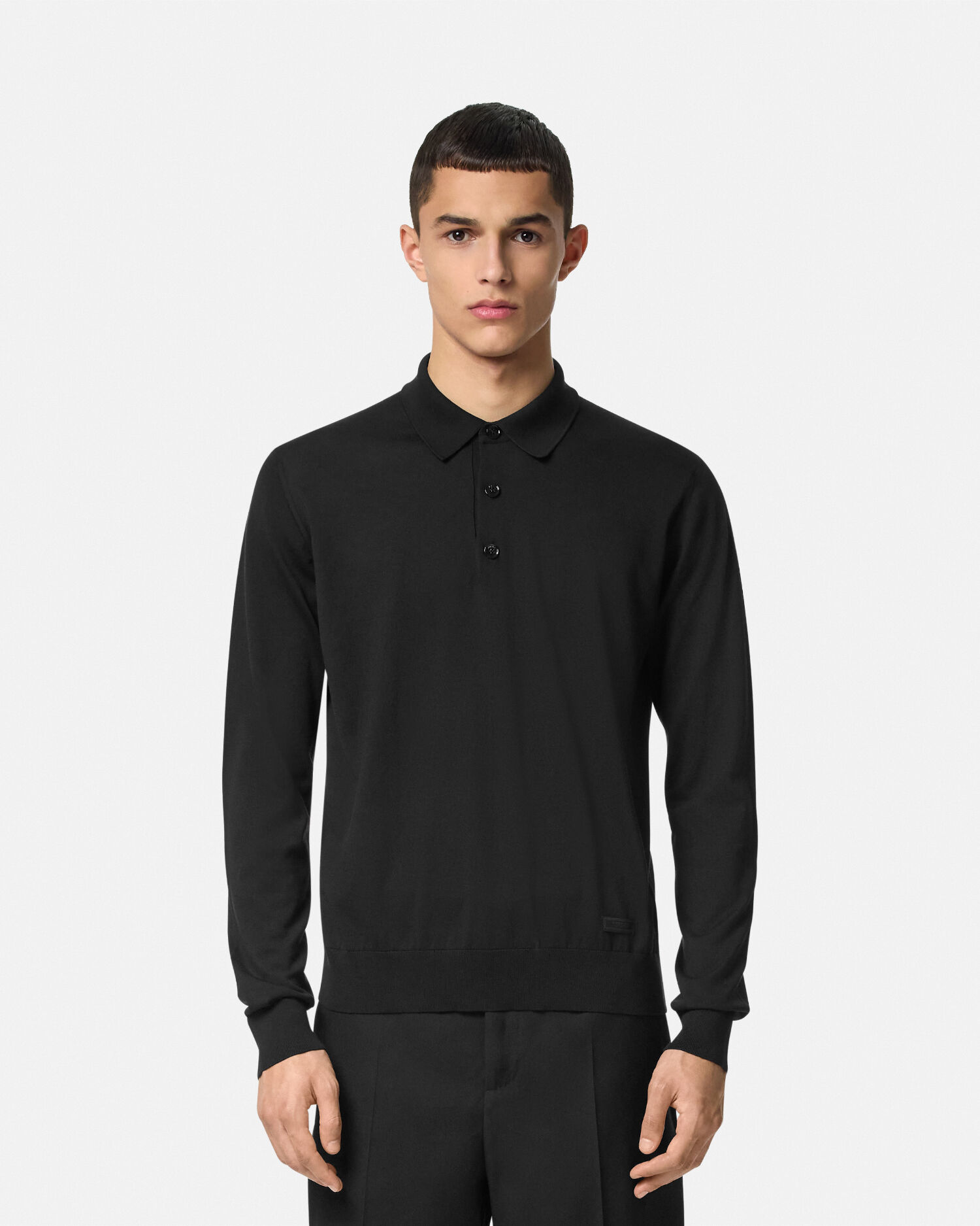 Mens versace long sleeve polo shop