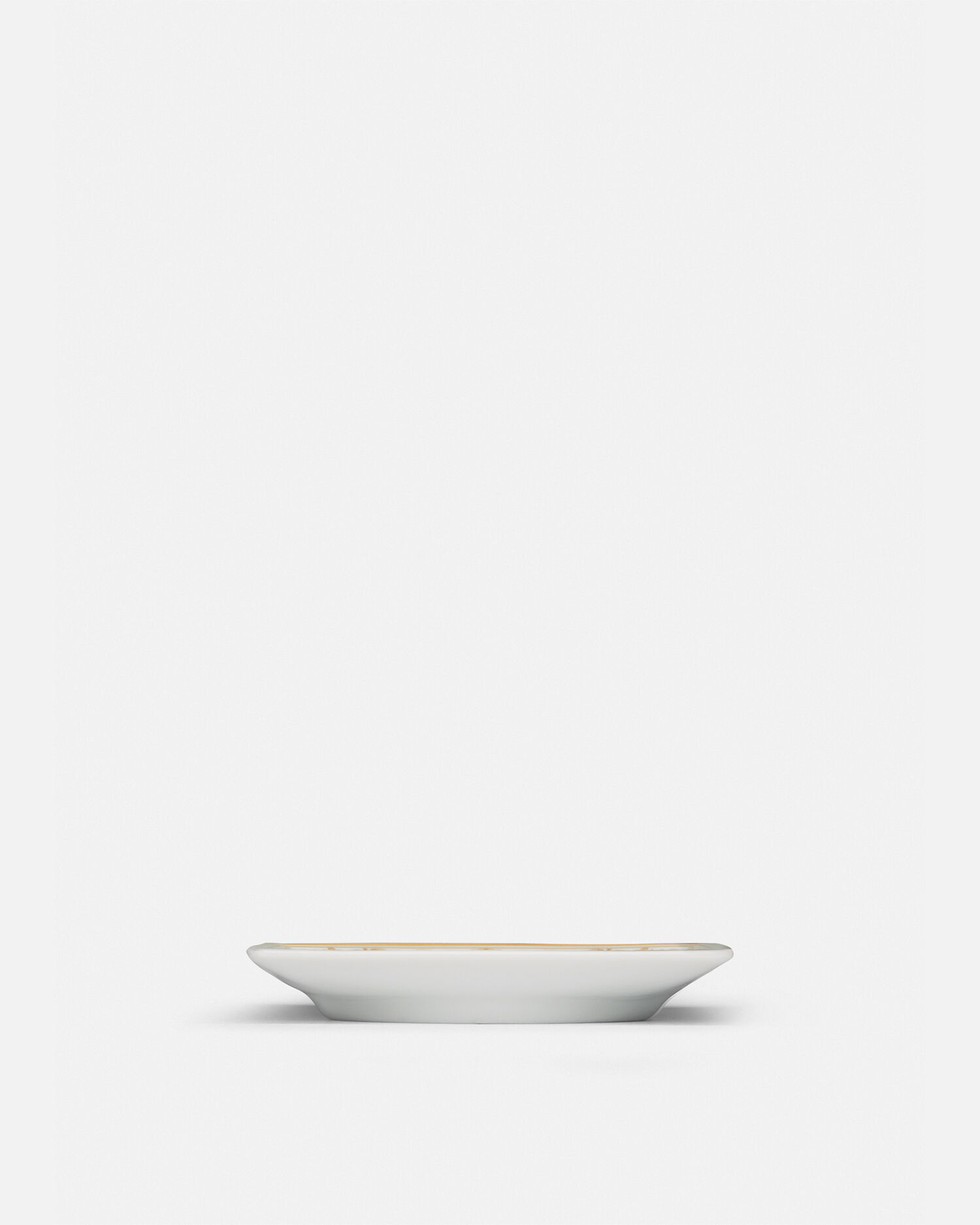 Medusa Gala Small Square Plate 12 cm White | VERSACE US