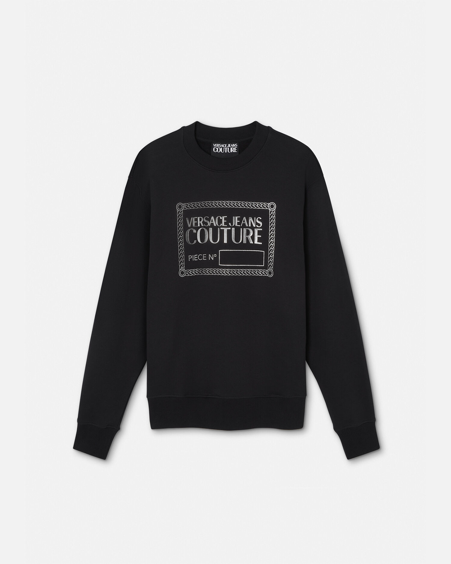 Versace black sweatshirt cheap