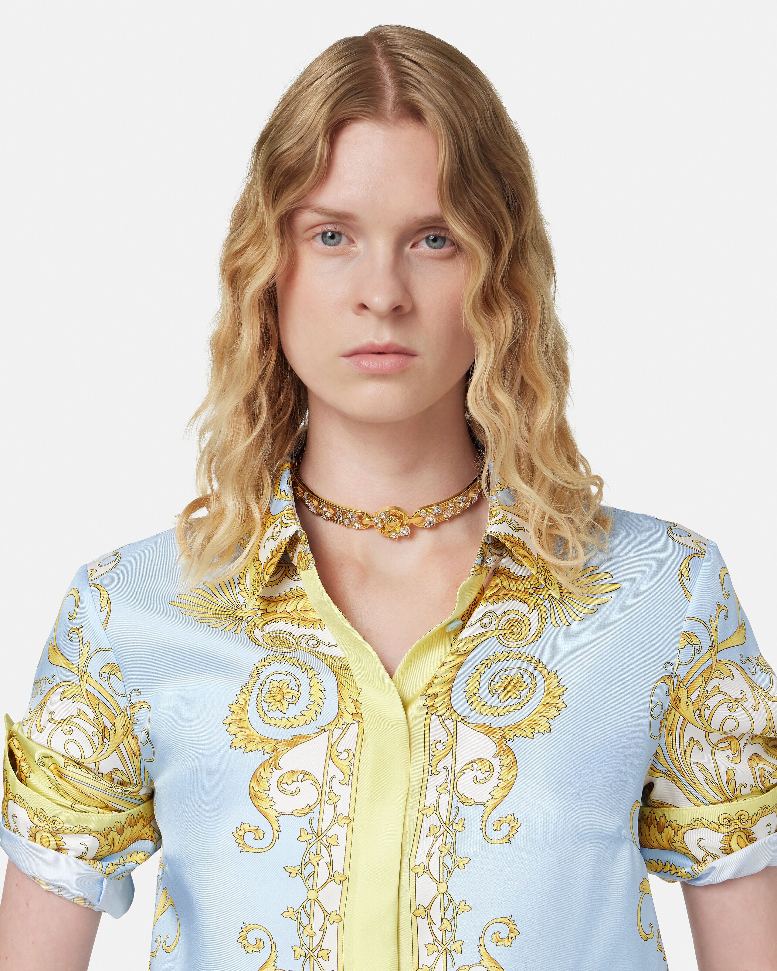 Medusa '95 Crystal Choker Gold | VERSACE
