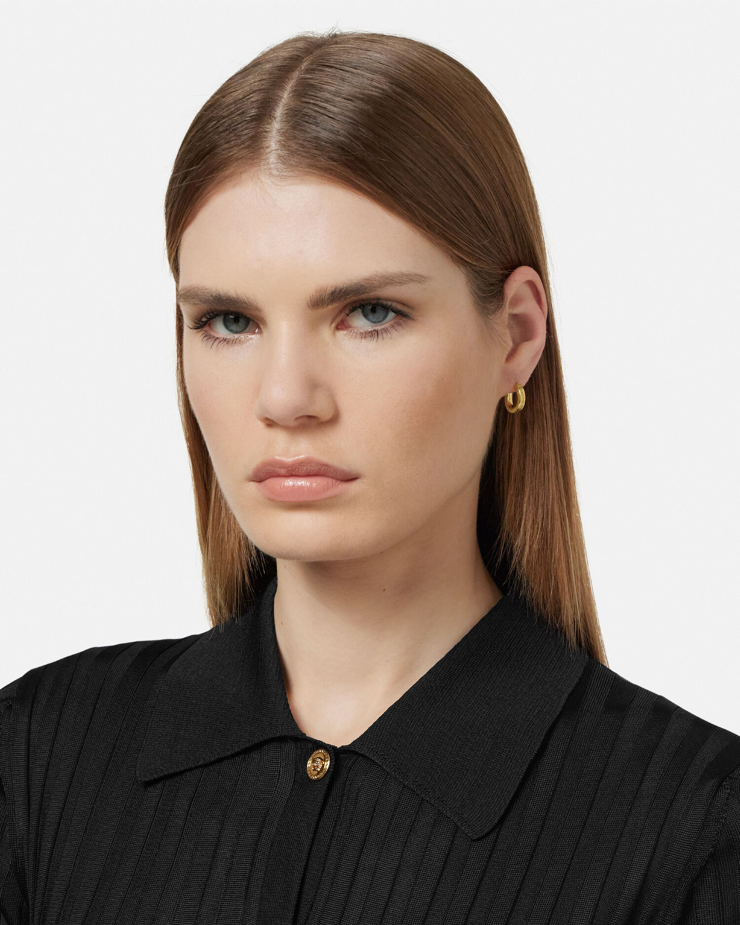 jewel 0103です 20.0mm Stamped Heart Textured Hoop Earrings in 10K Gold