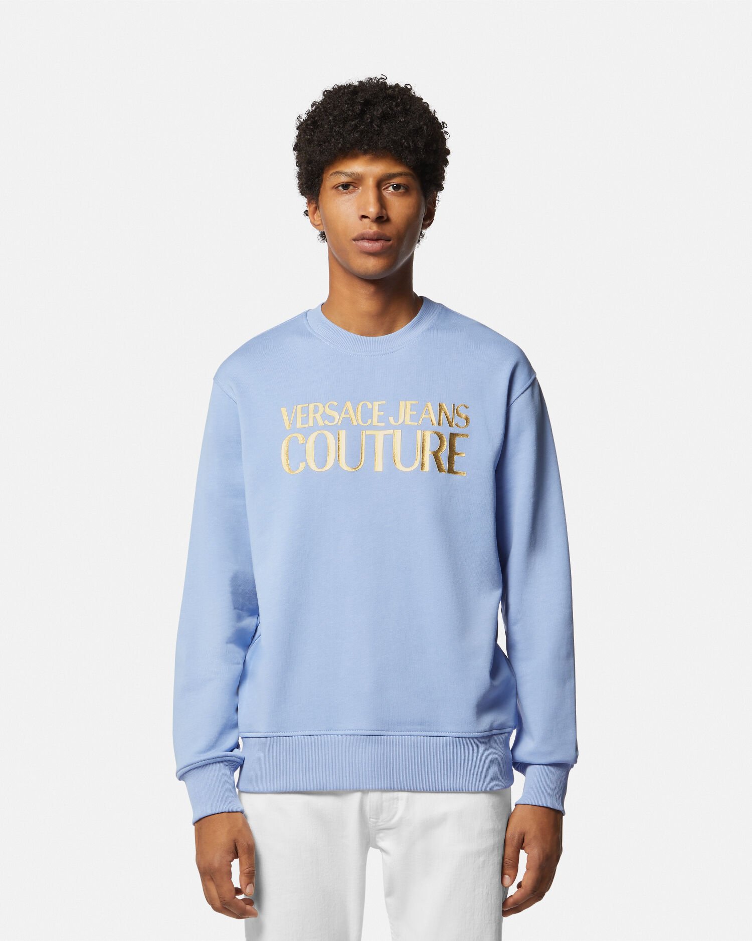 Logo Sweater Blue VERSACE