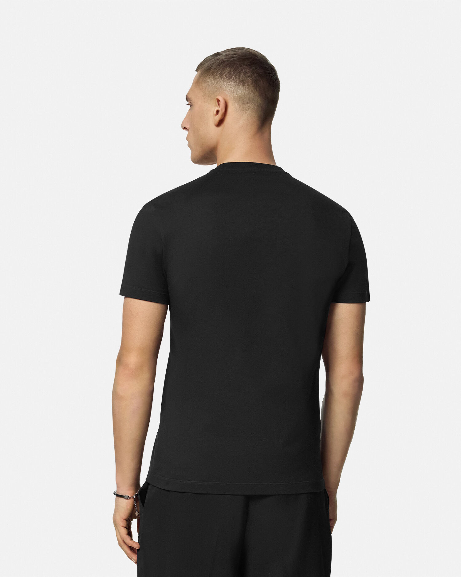 Versace embroidered medusa t-shirt deals
