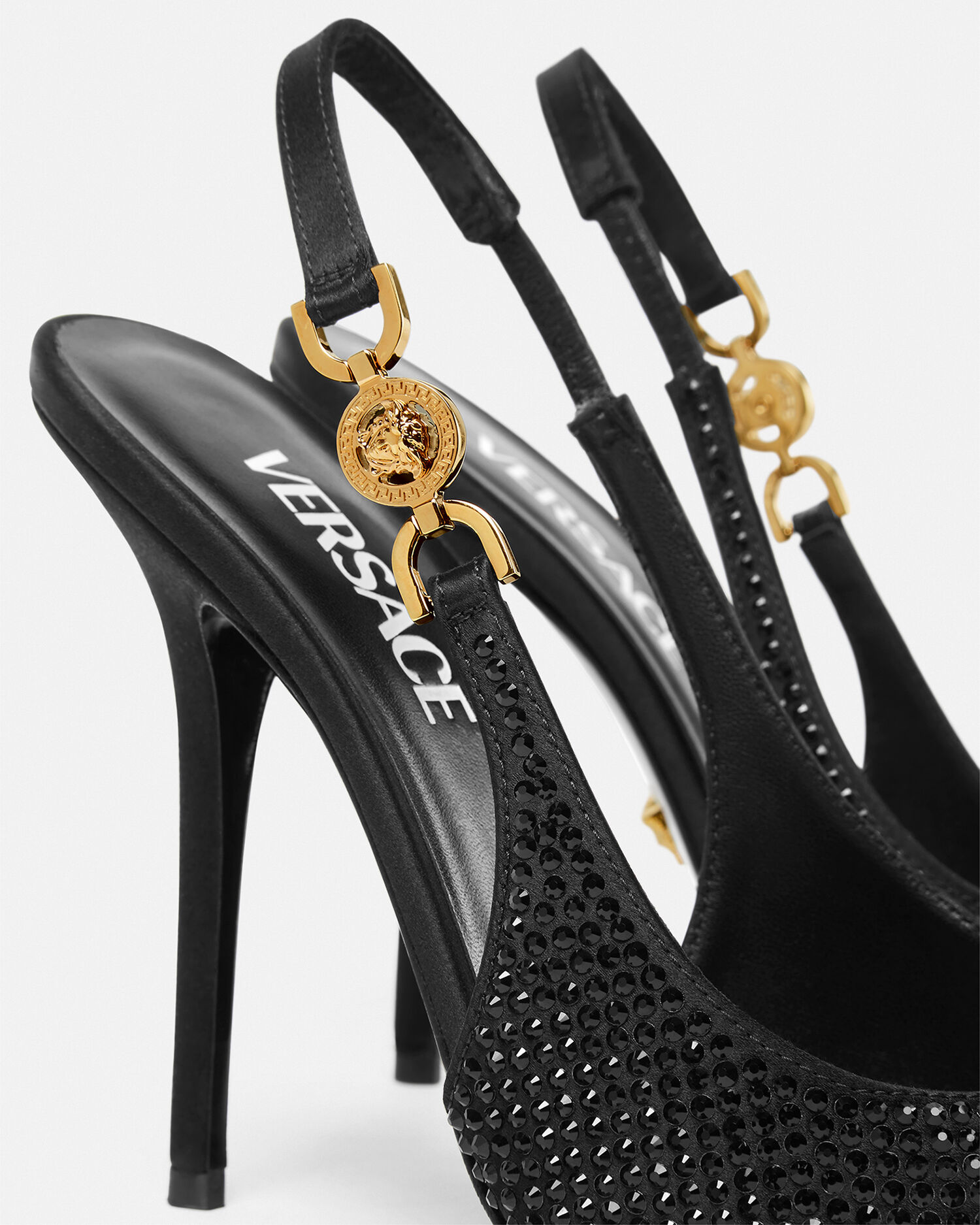 Versace 2025 gold heels