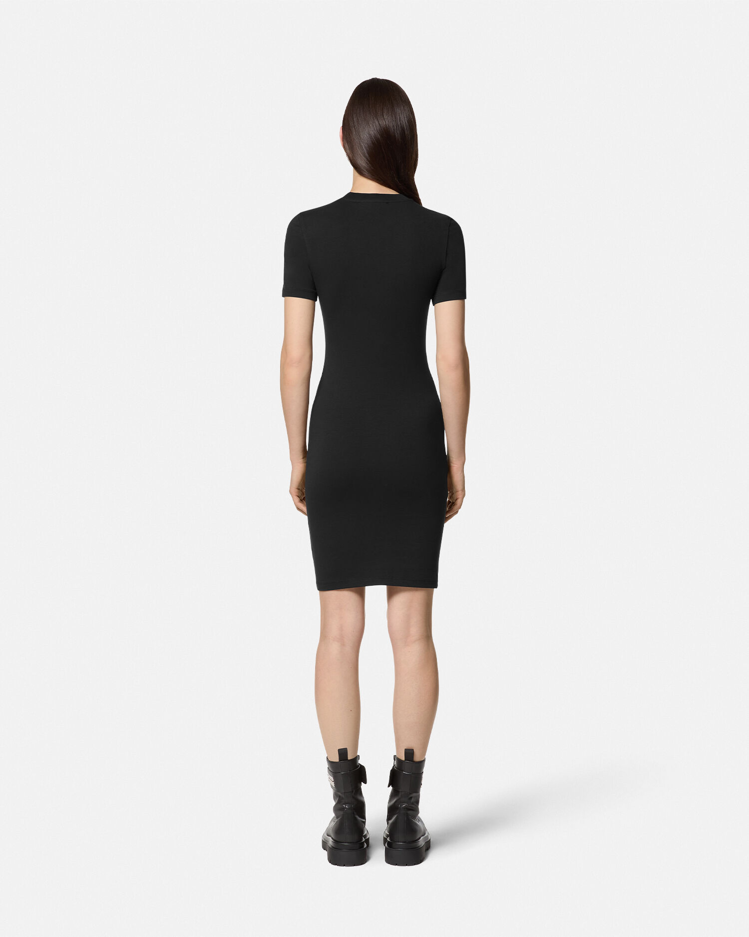 Versace dress black and gold discount