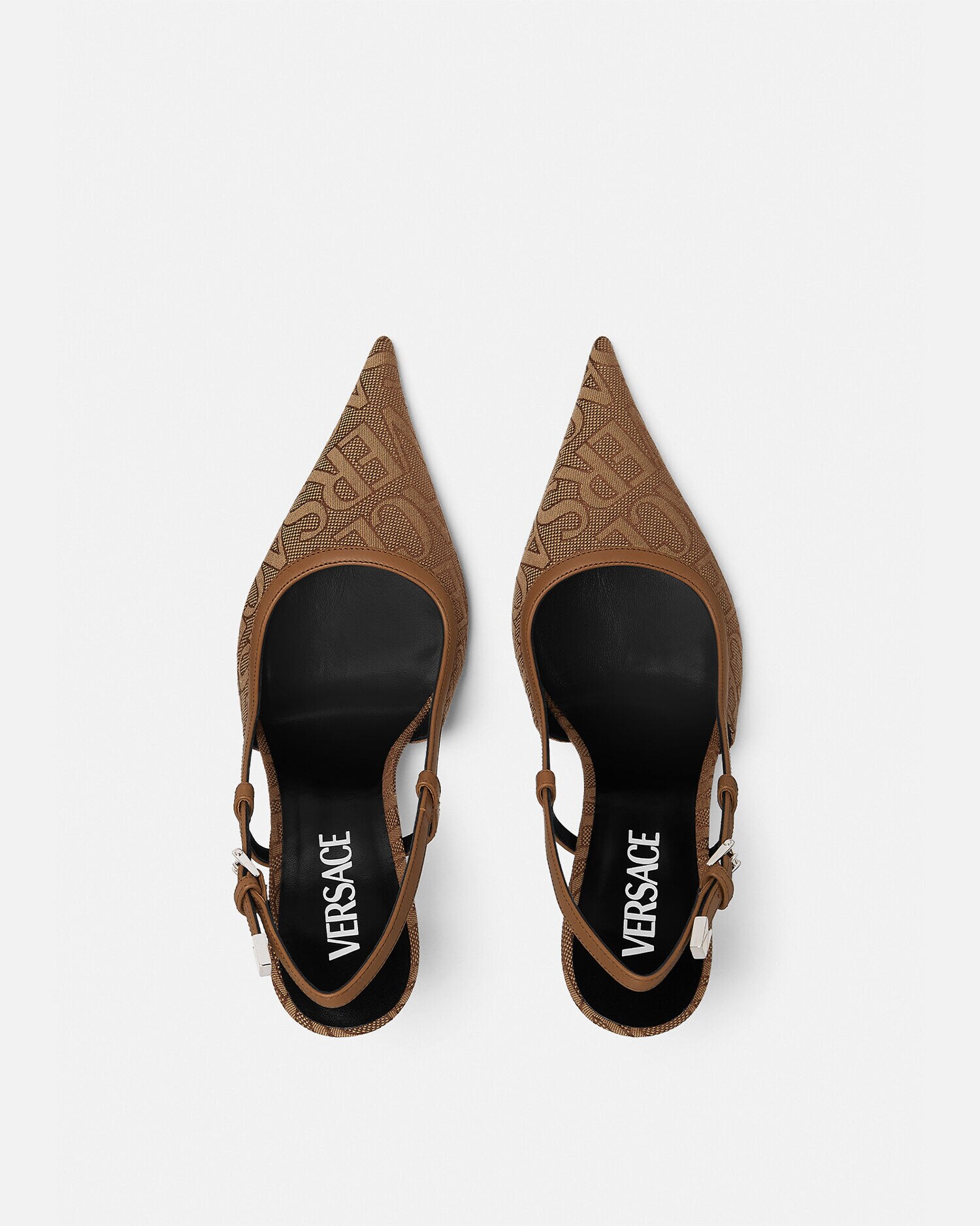 Versace Versace Allover Sling Back Pumps for Women Online Store EU