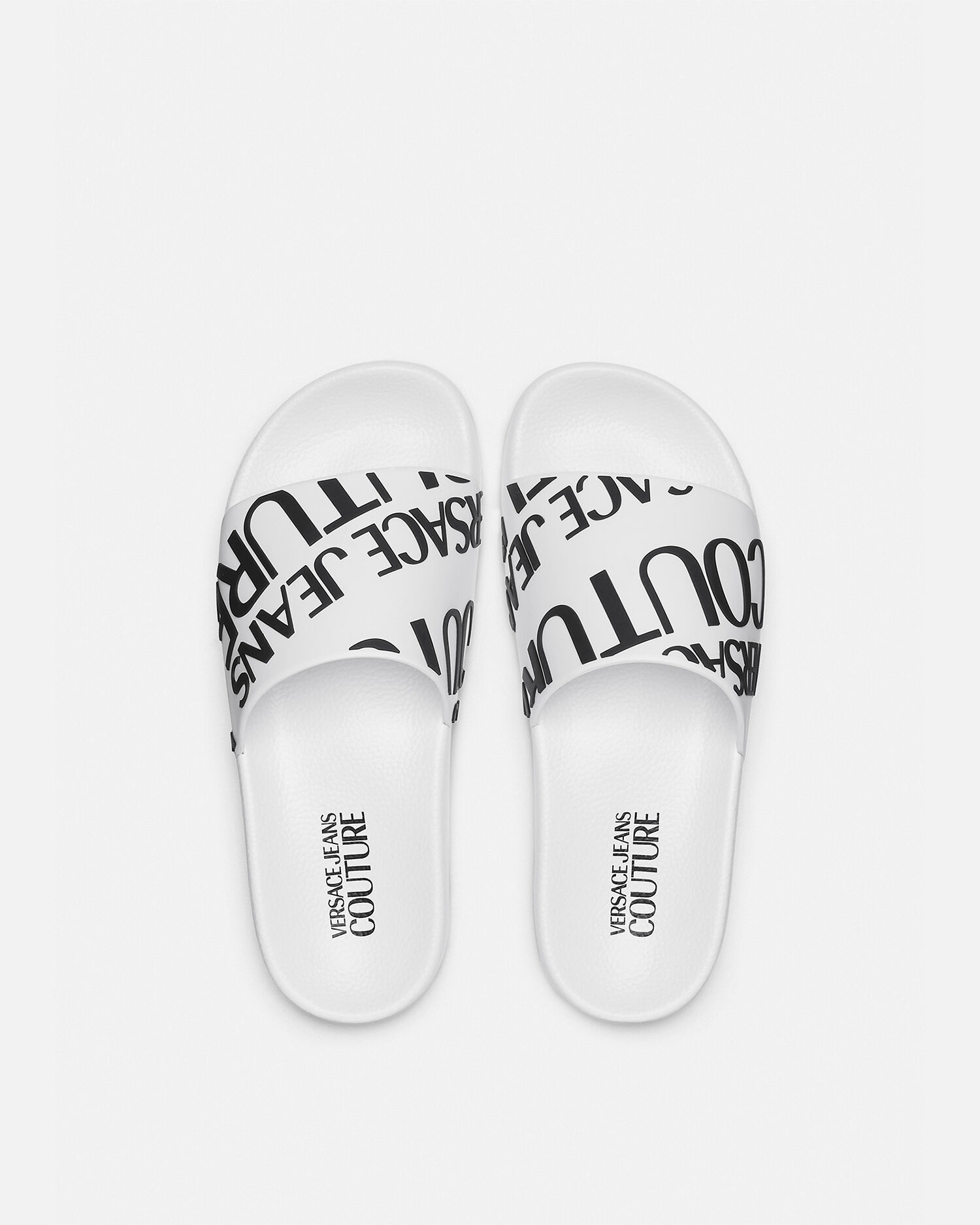 White versace on sale flip flops