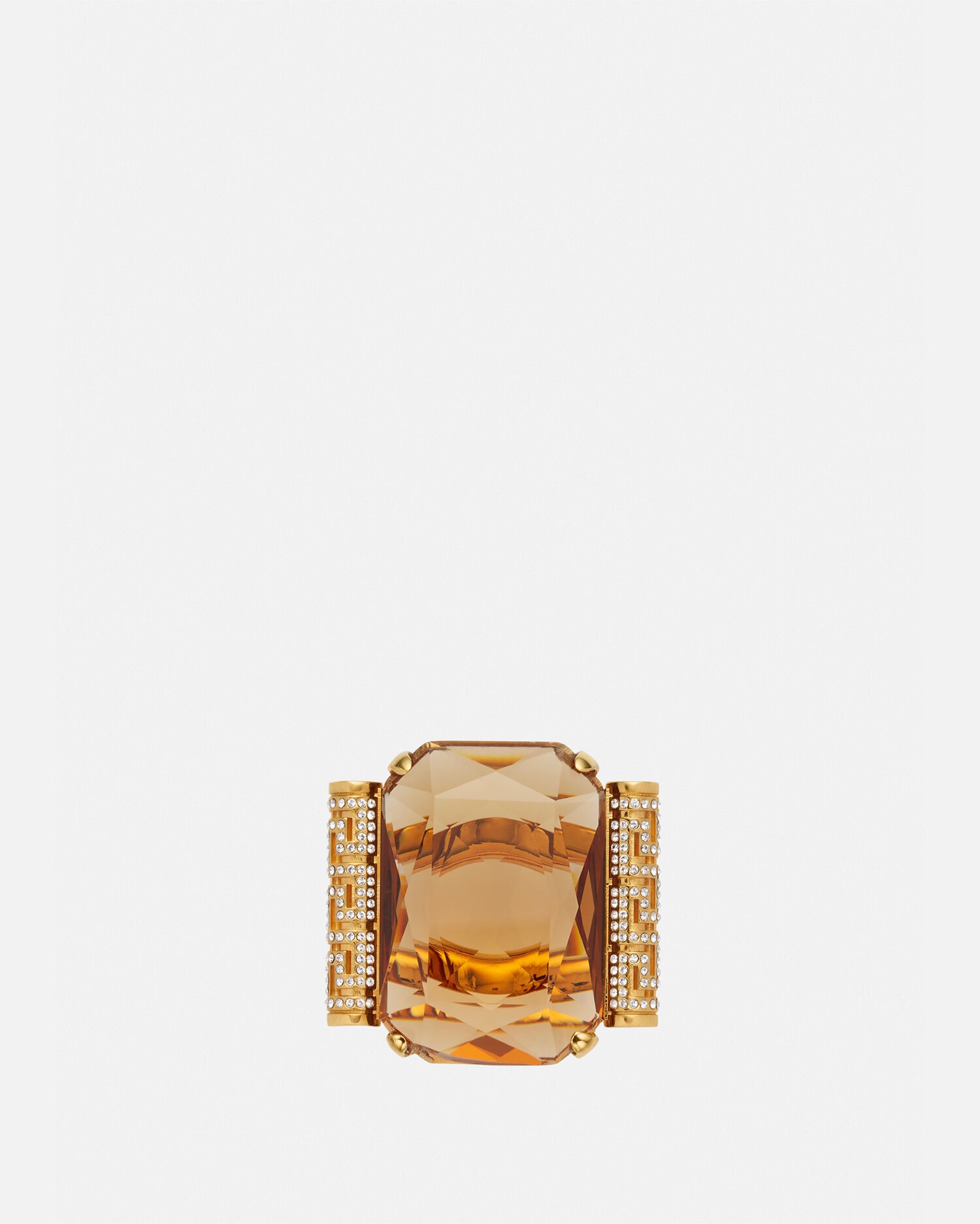 Anello Greca con cristalli Oro VERSACE IT