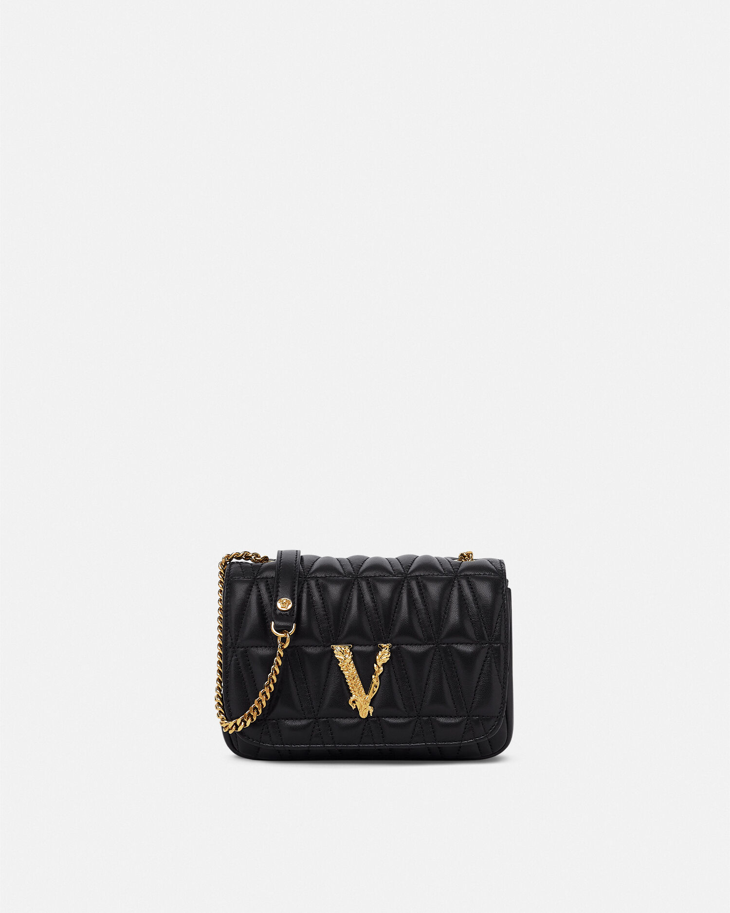Versace small black bag clearance