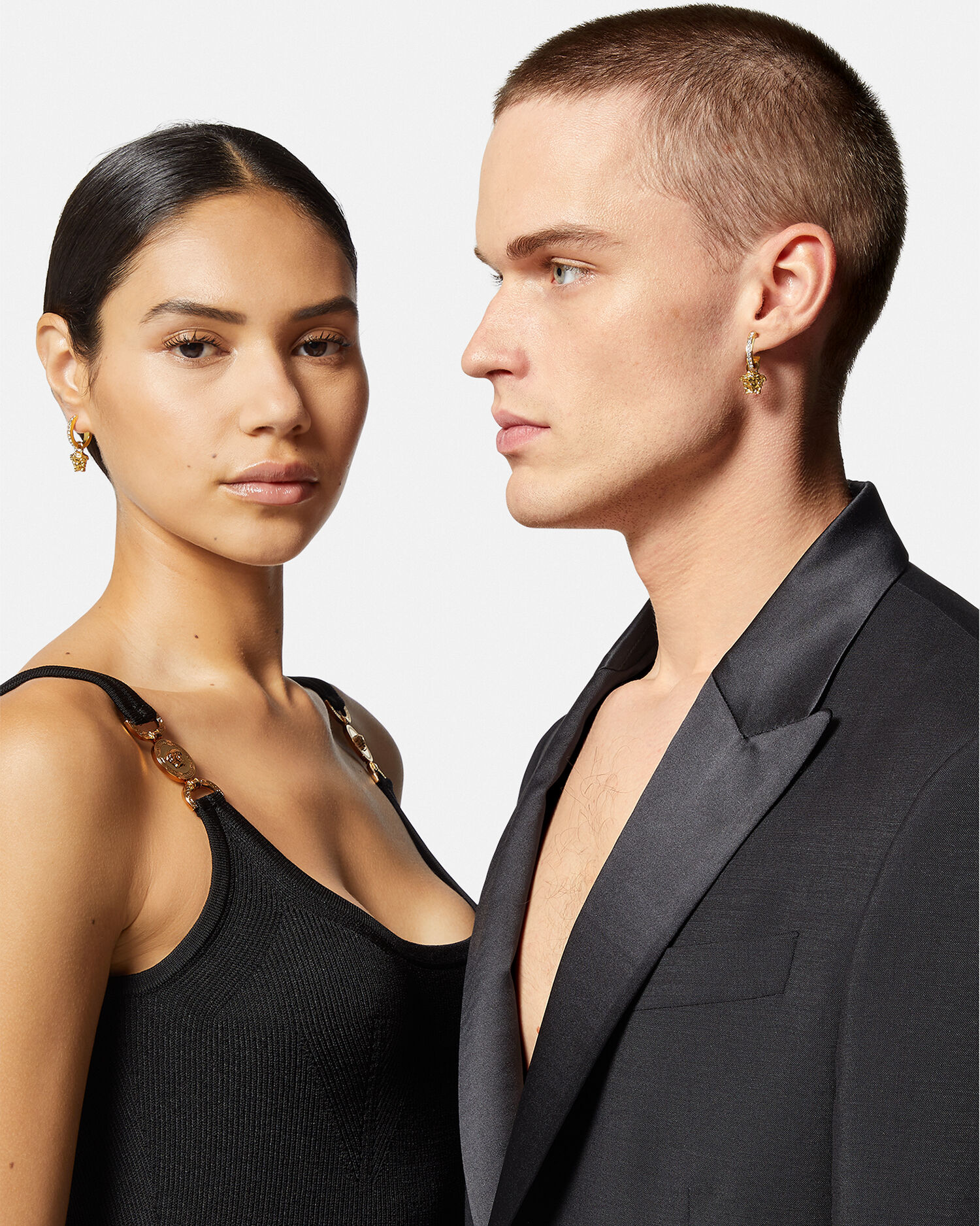 La Medusa Crystal Earrings