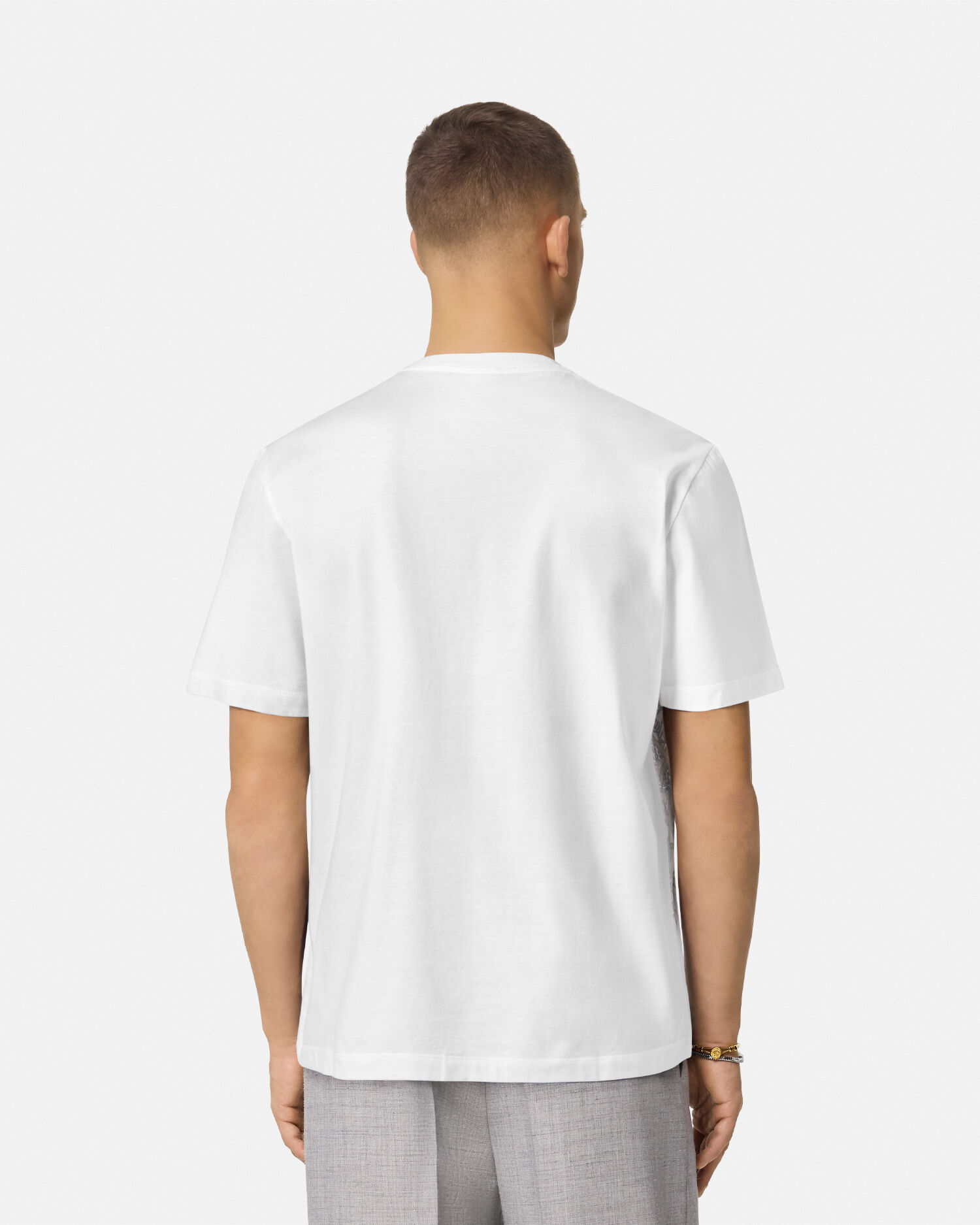 Camiseta Barocco Sea Blanco Estampado VERSACE
