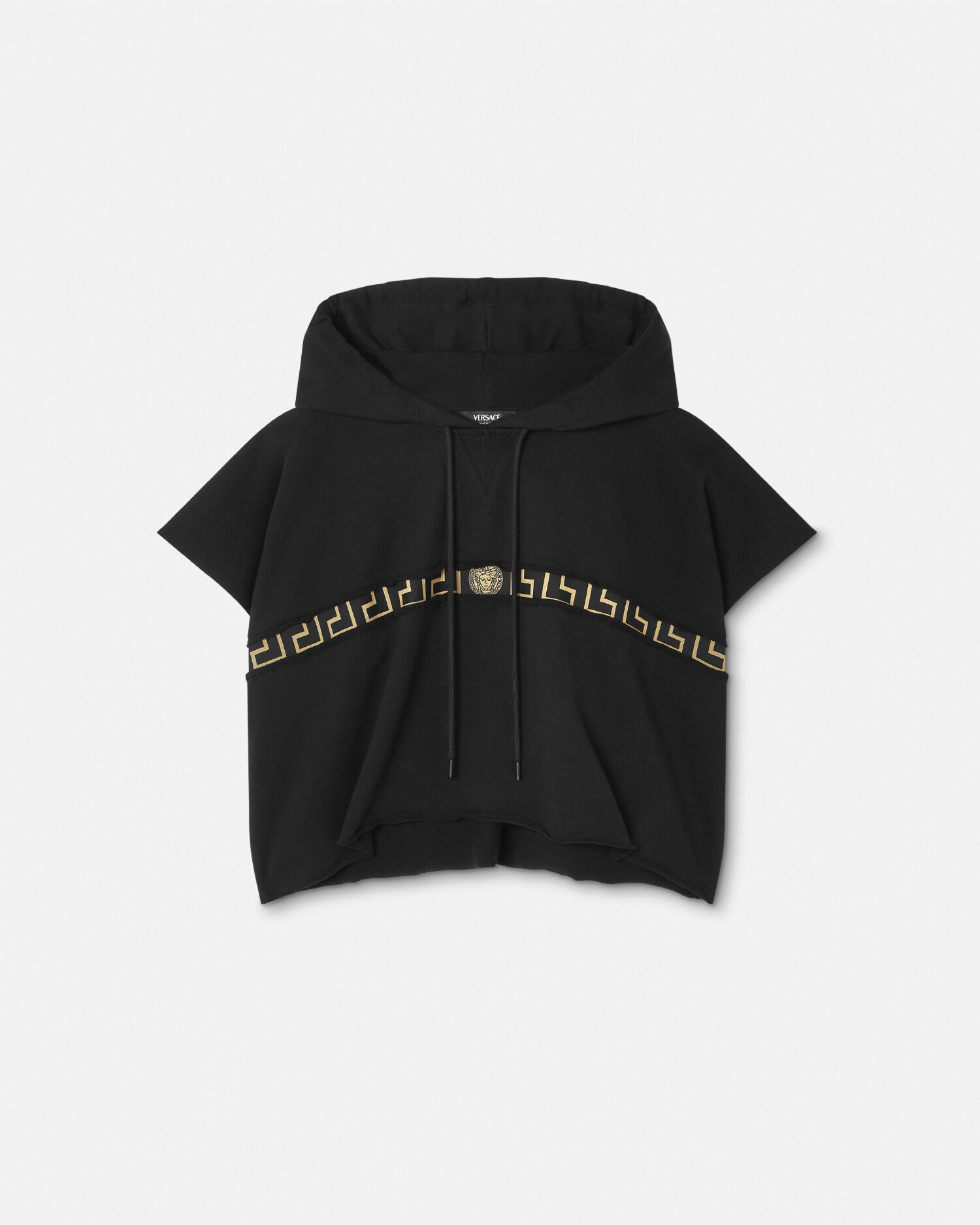 Versace crop top hoodie on sale