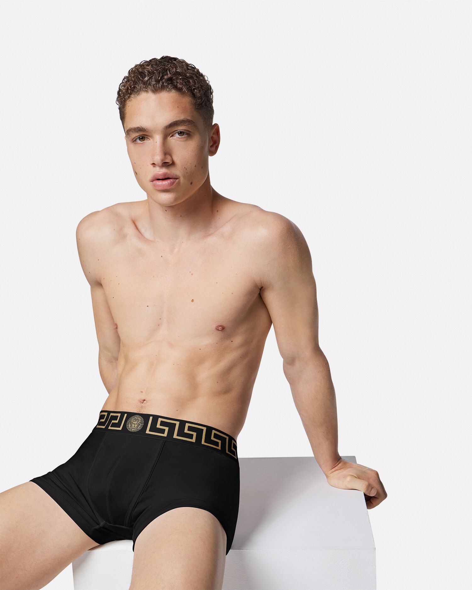 VERSACE メンズ トランクス 3 Cotton-Jersey Trunks 3-Pack | VERSACE US