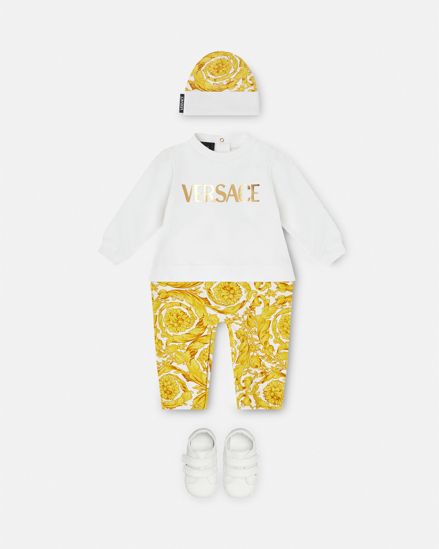 Versace Kids Barocco Baby Romper for Newborn Online Store EU