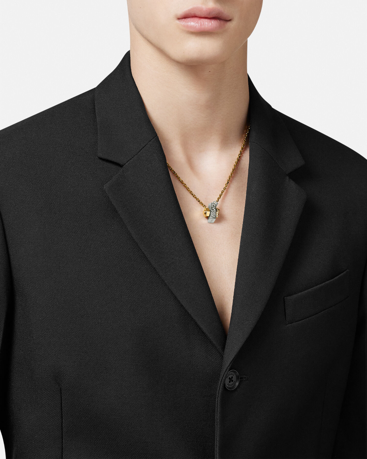 Collier versace argent shop