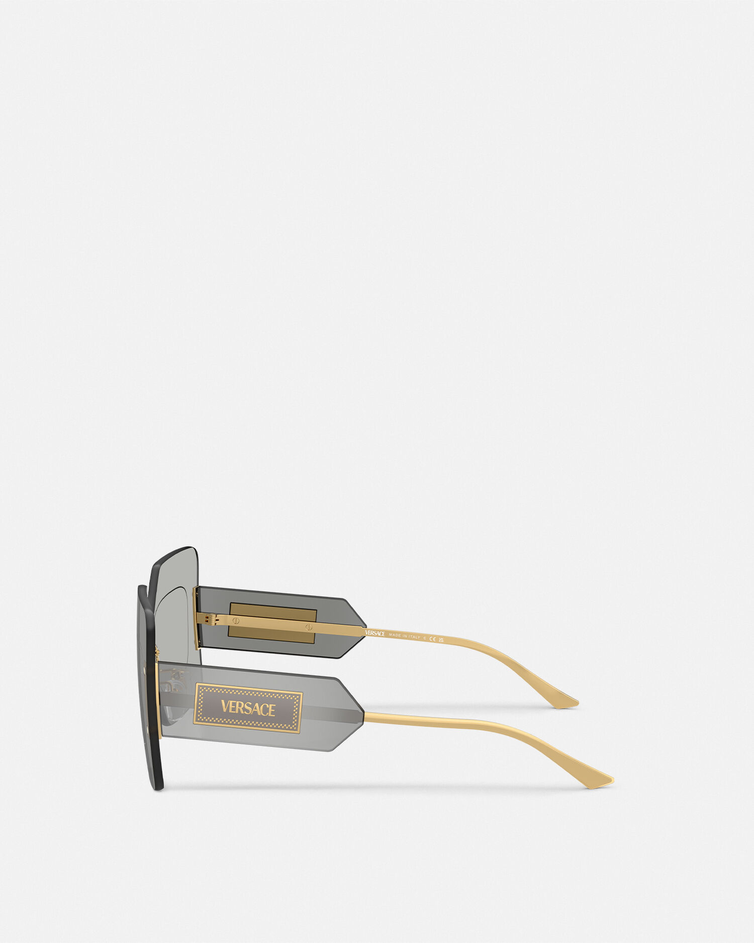 Versace gold shield sunglasses on sale