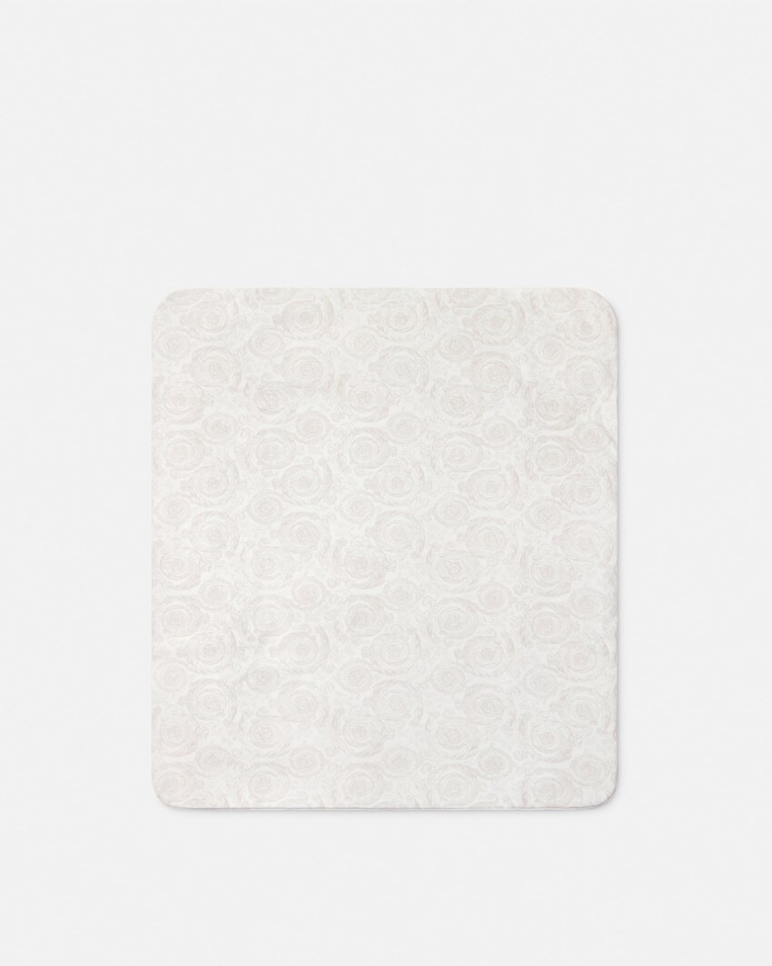 Baby Stretch Cotton-Jersey & Piqu&eacute; Blanket Set  White 4