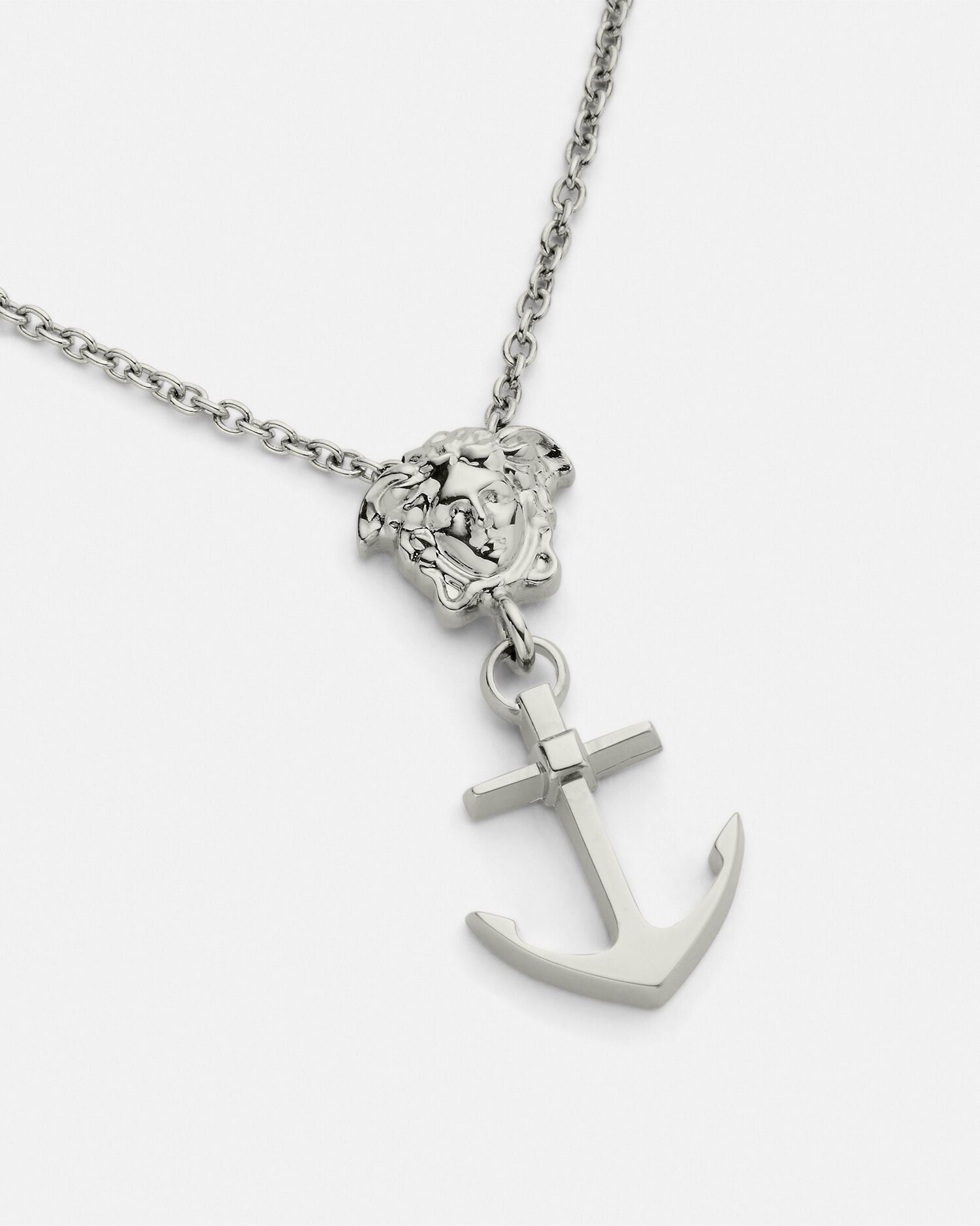 Mens silver shop versace necklace