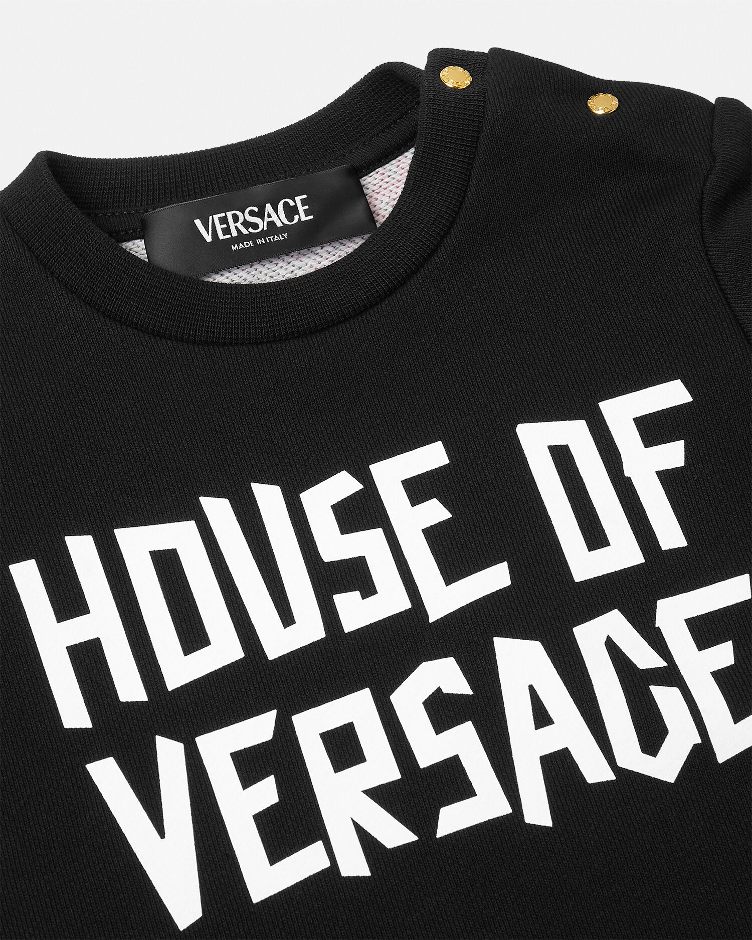 Abito felpa House of Versace Baby Nero VERSACE IT