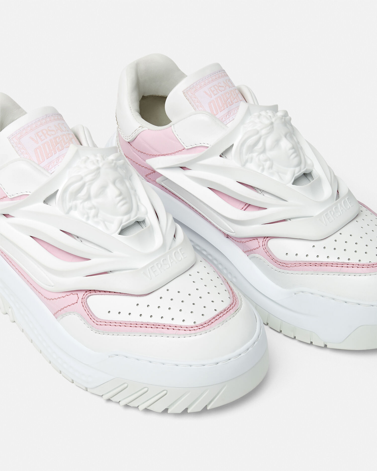 Versace Croc Effect Odissea Sneakers VERSACE