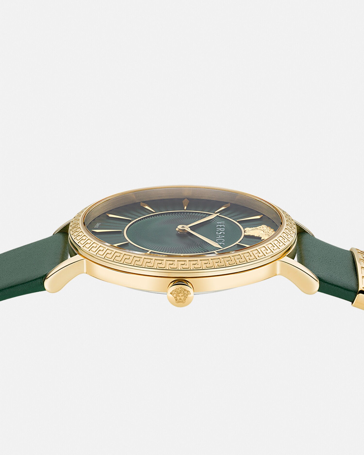 Versace green watch outlet