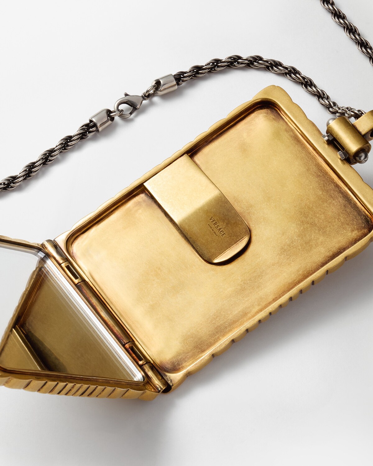 Circe collar con medall&oacute;n Verde+Oro 5