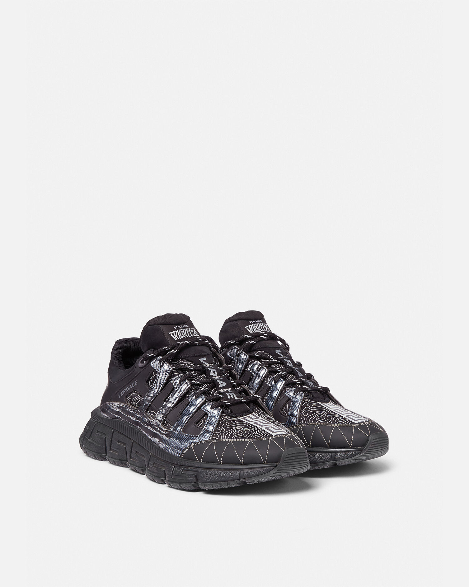 Versace hotsell trainers black