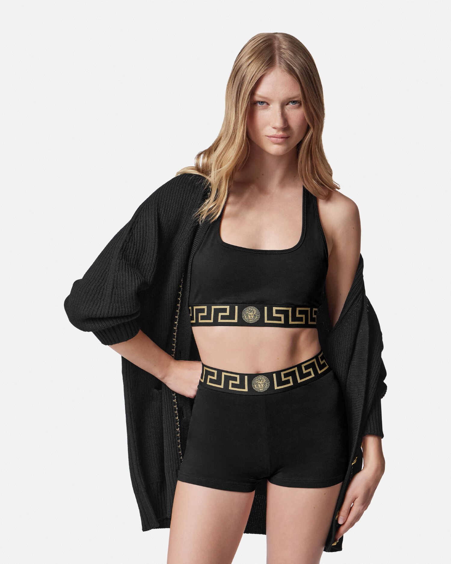 Greca Border Scoop Bralette
