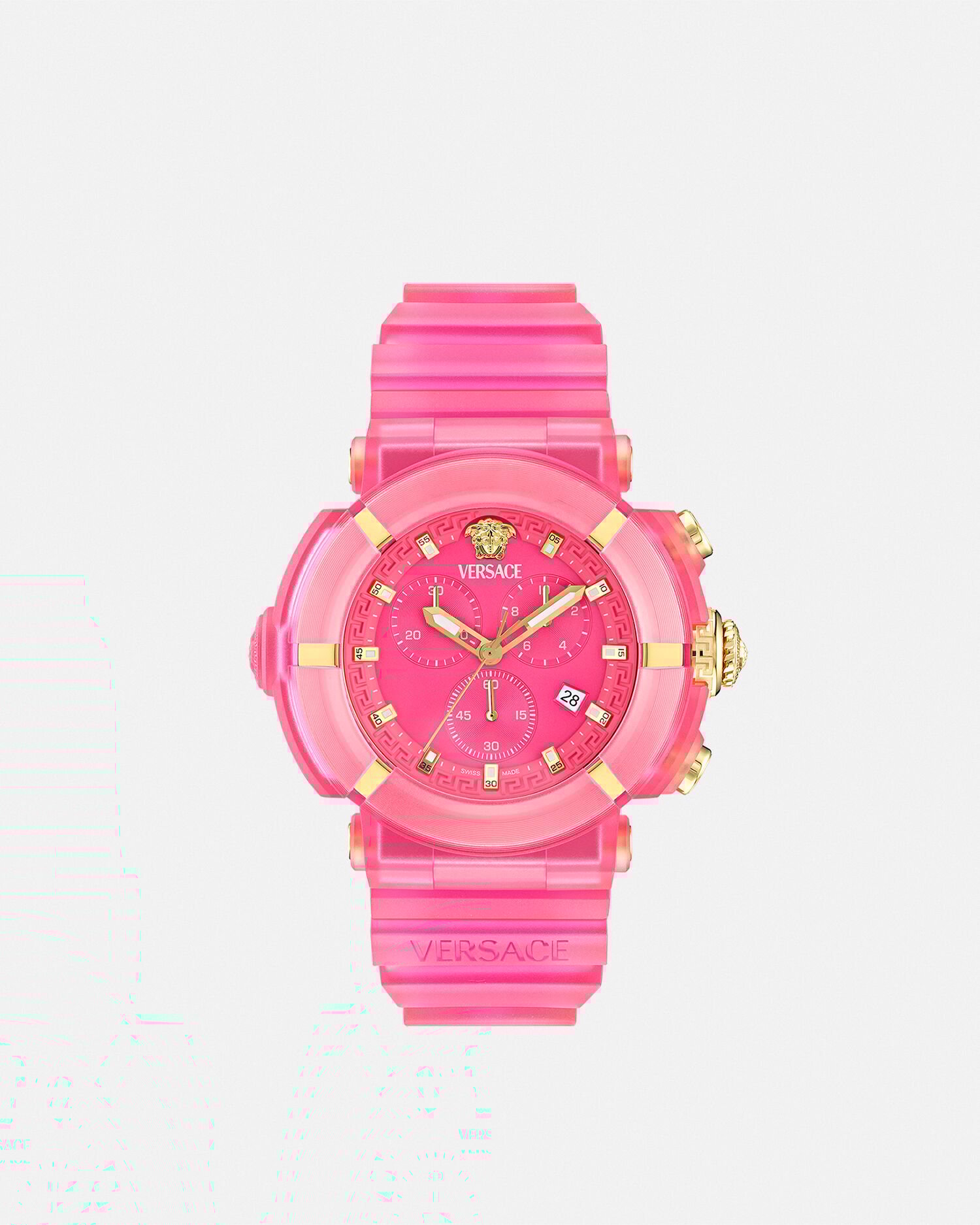 Versace Real Active Chrono Watch Pink | VERSACE US