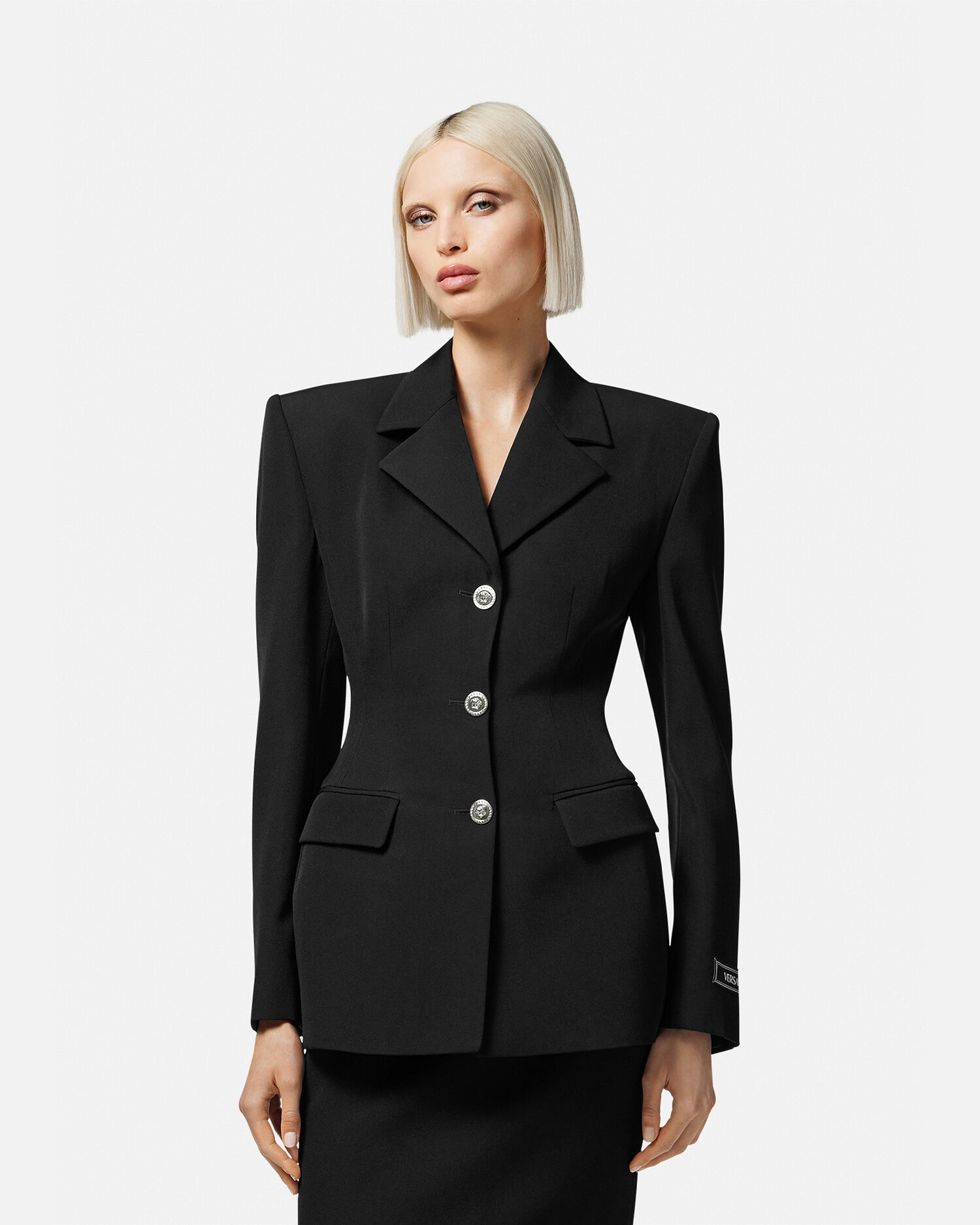 Hourglass Wool Single Breasted Blazer