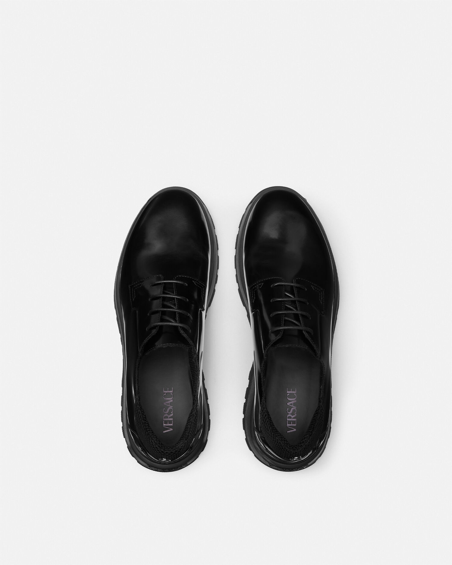 Versace scarpe leather derby top