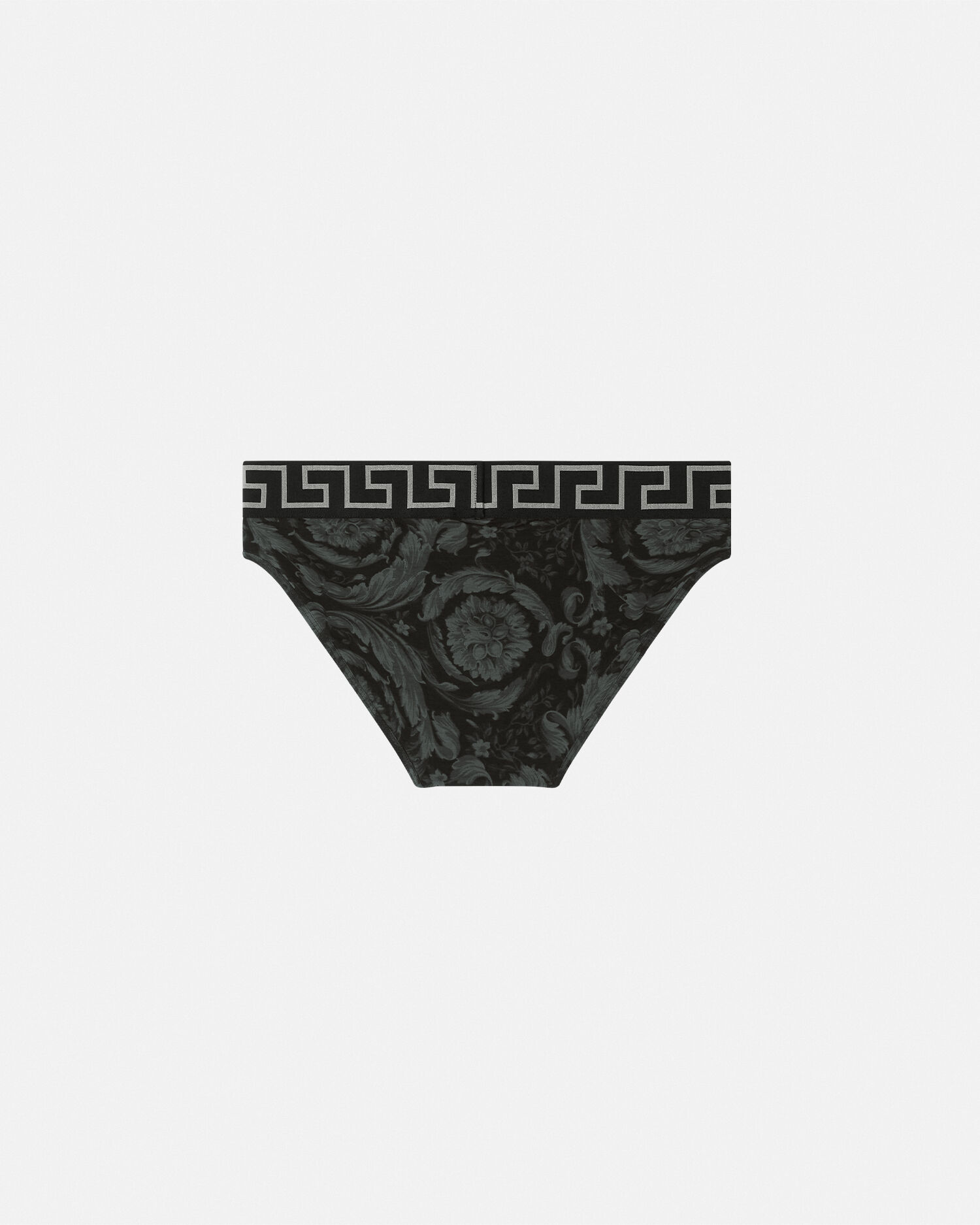 Printed Jacquard Cotton-Jersey Briefs | VERSACE US