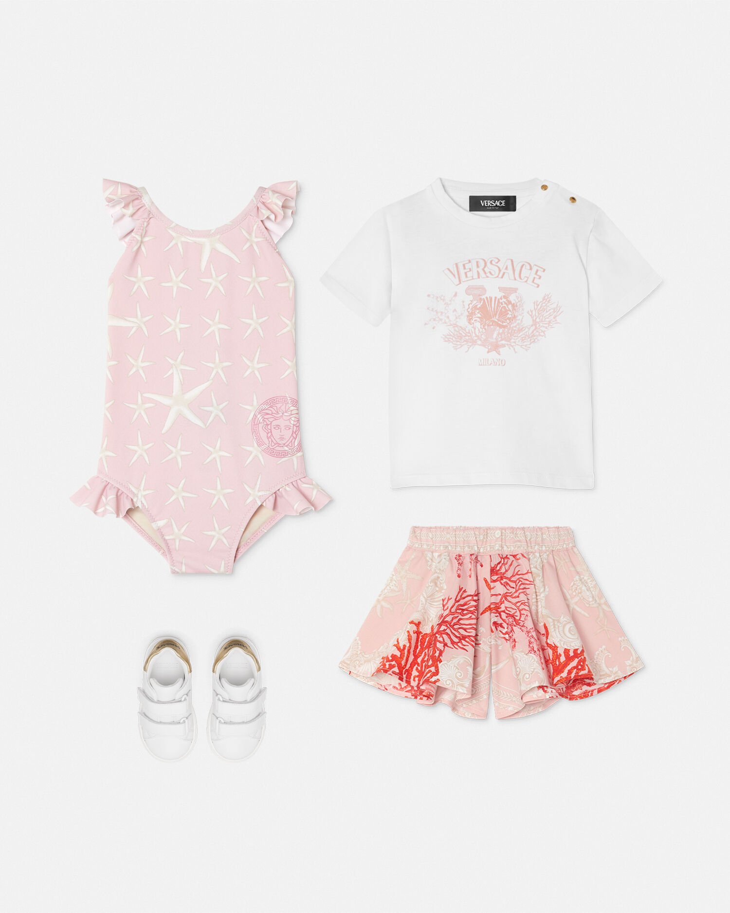 University Coral Baby T Shirt