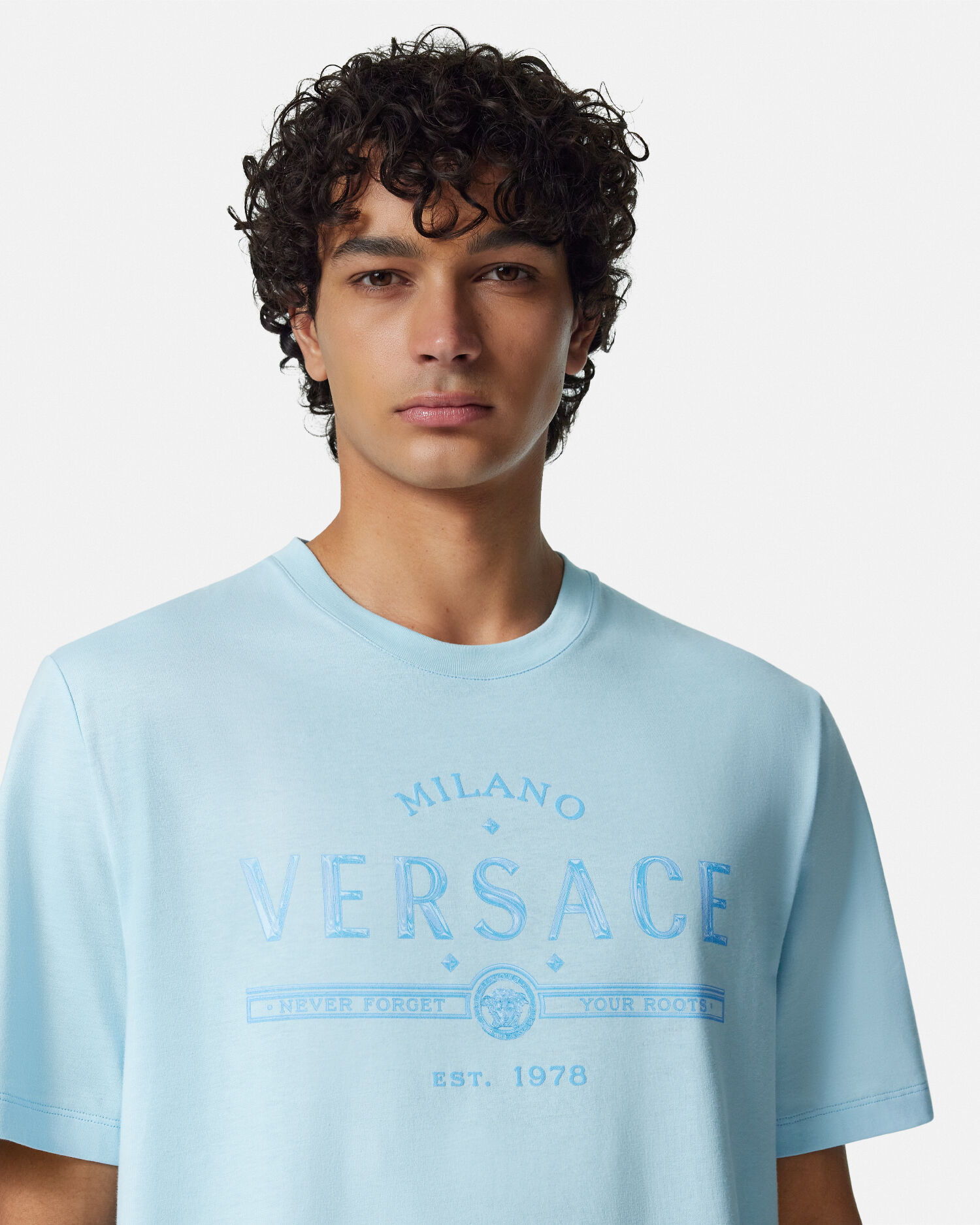 Never Forget Versace Logo T Shirt