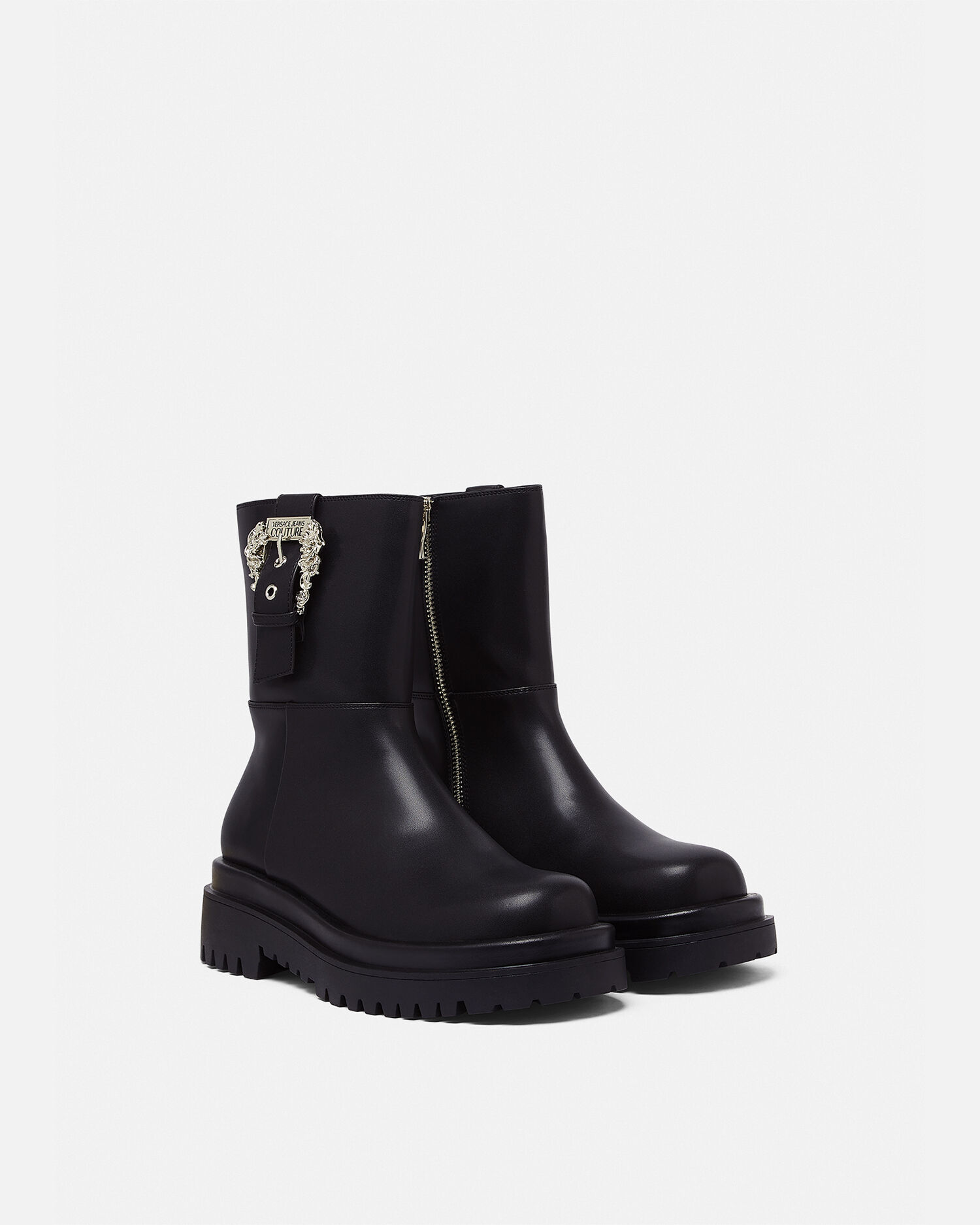 Drew Baroque Buckle Ankle Boots