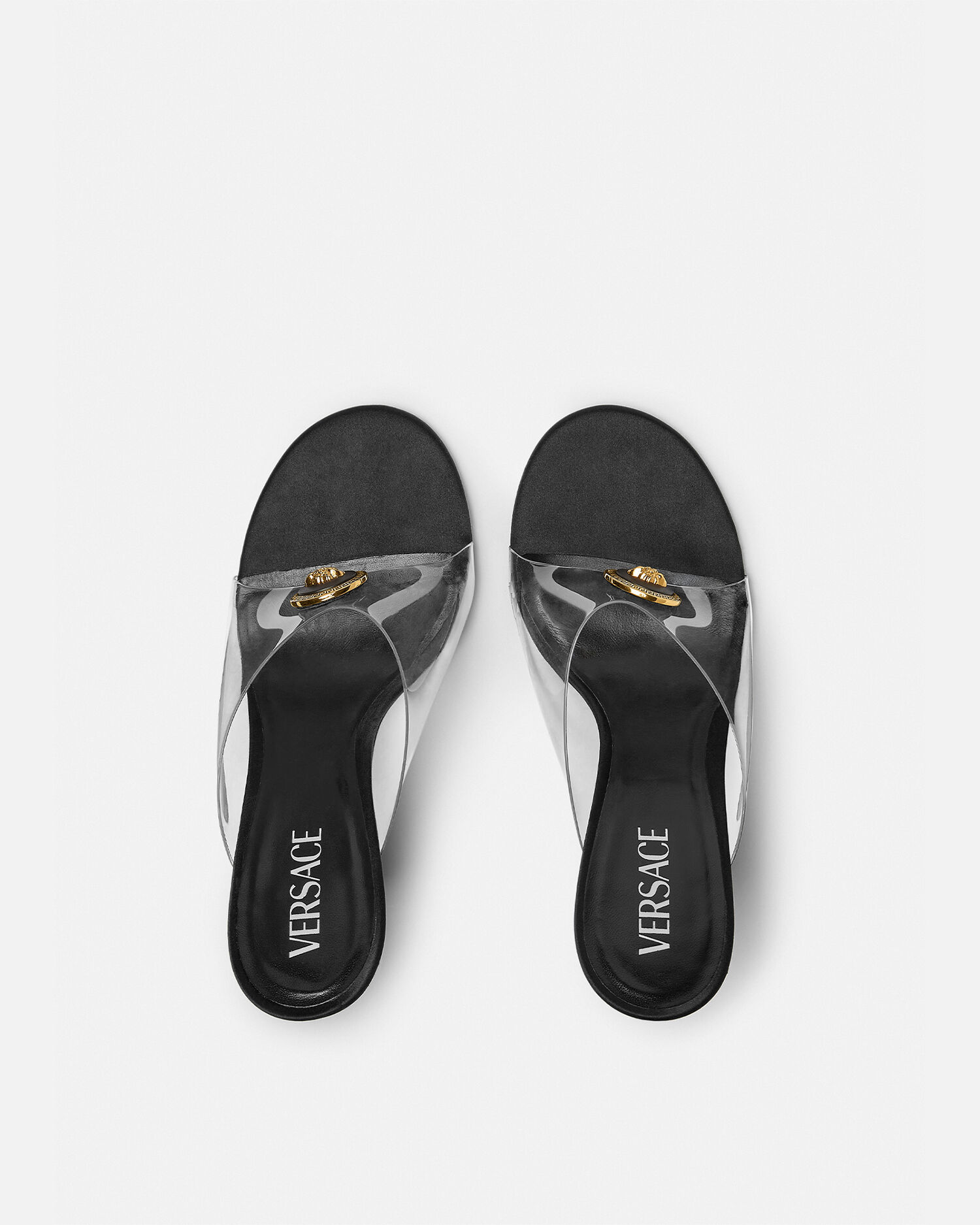Alia Transparent Mules 110 mm