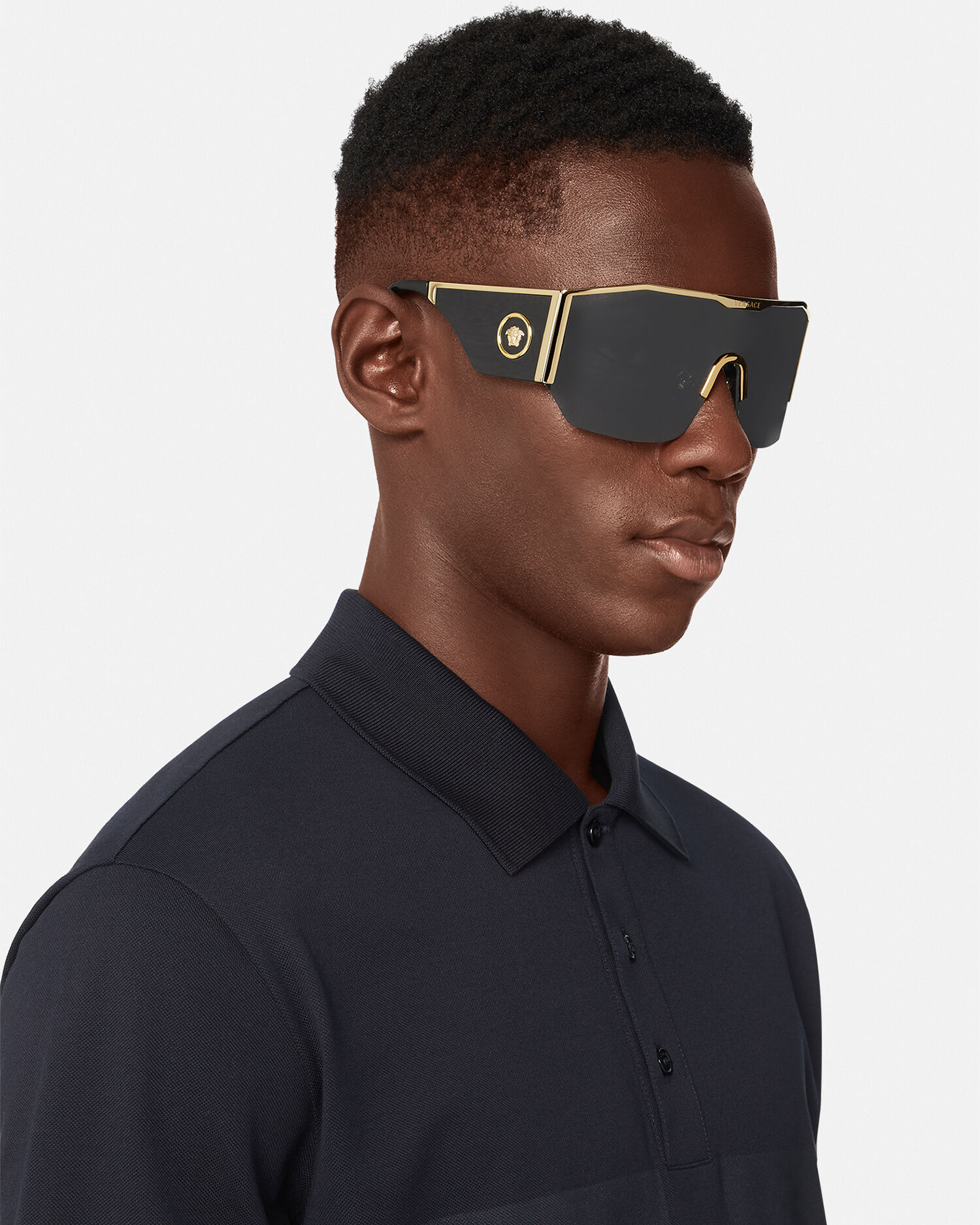 Versace medusa shield sunglasses store