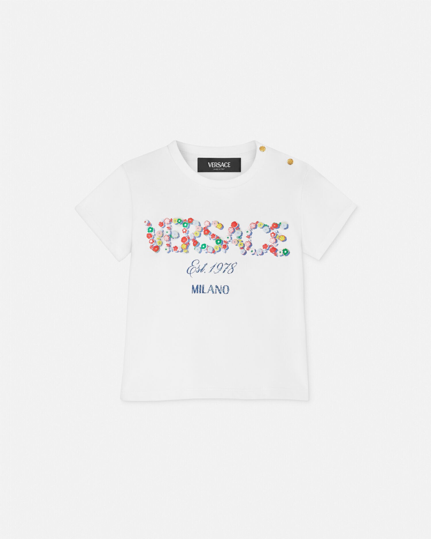 T shirt versace bimba best sale