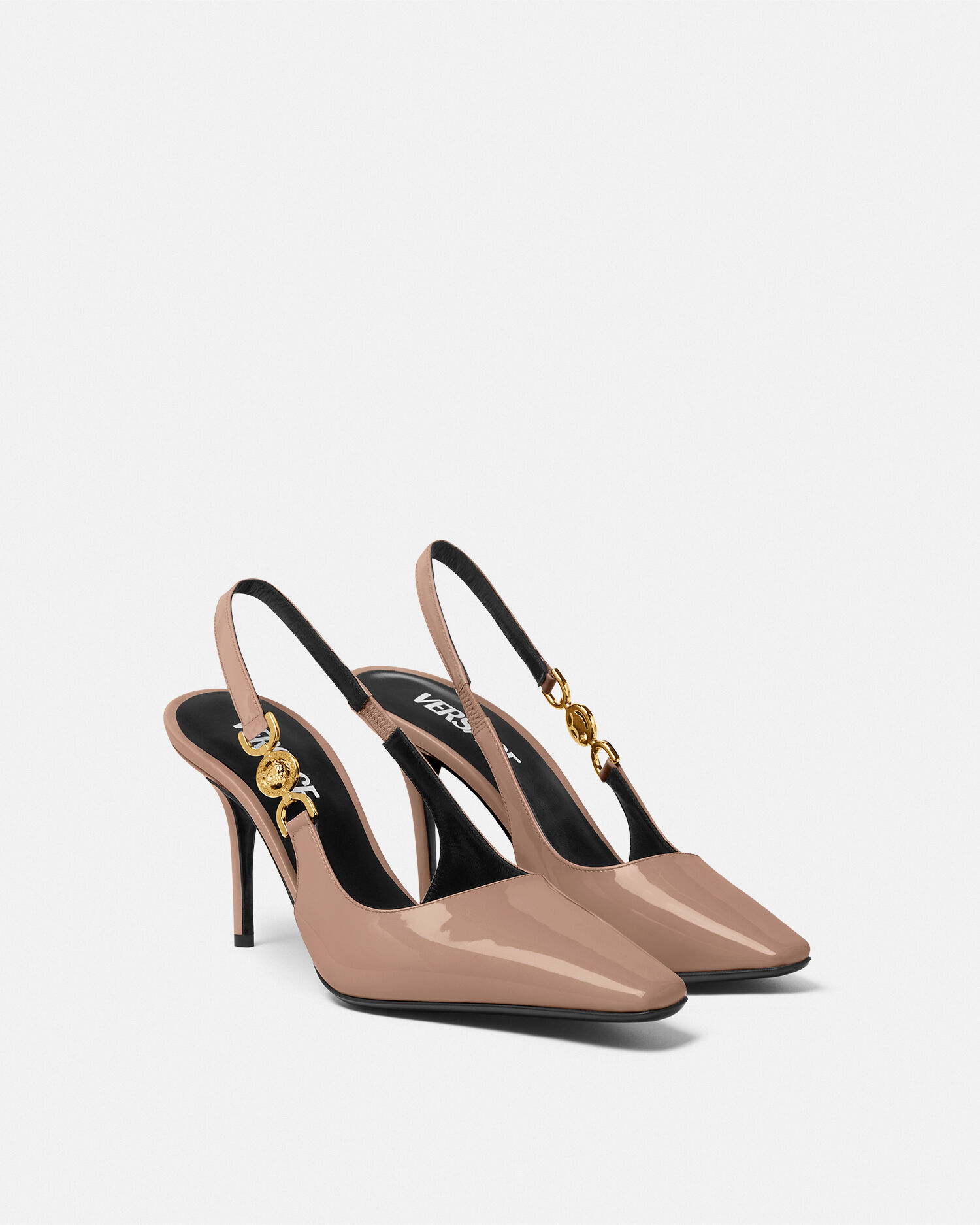 Escarpin talon mi shop haut
