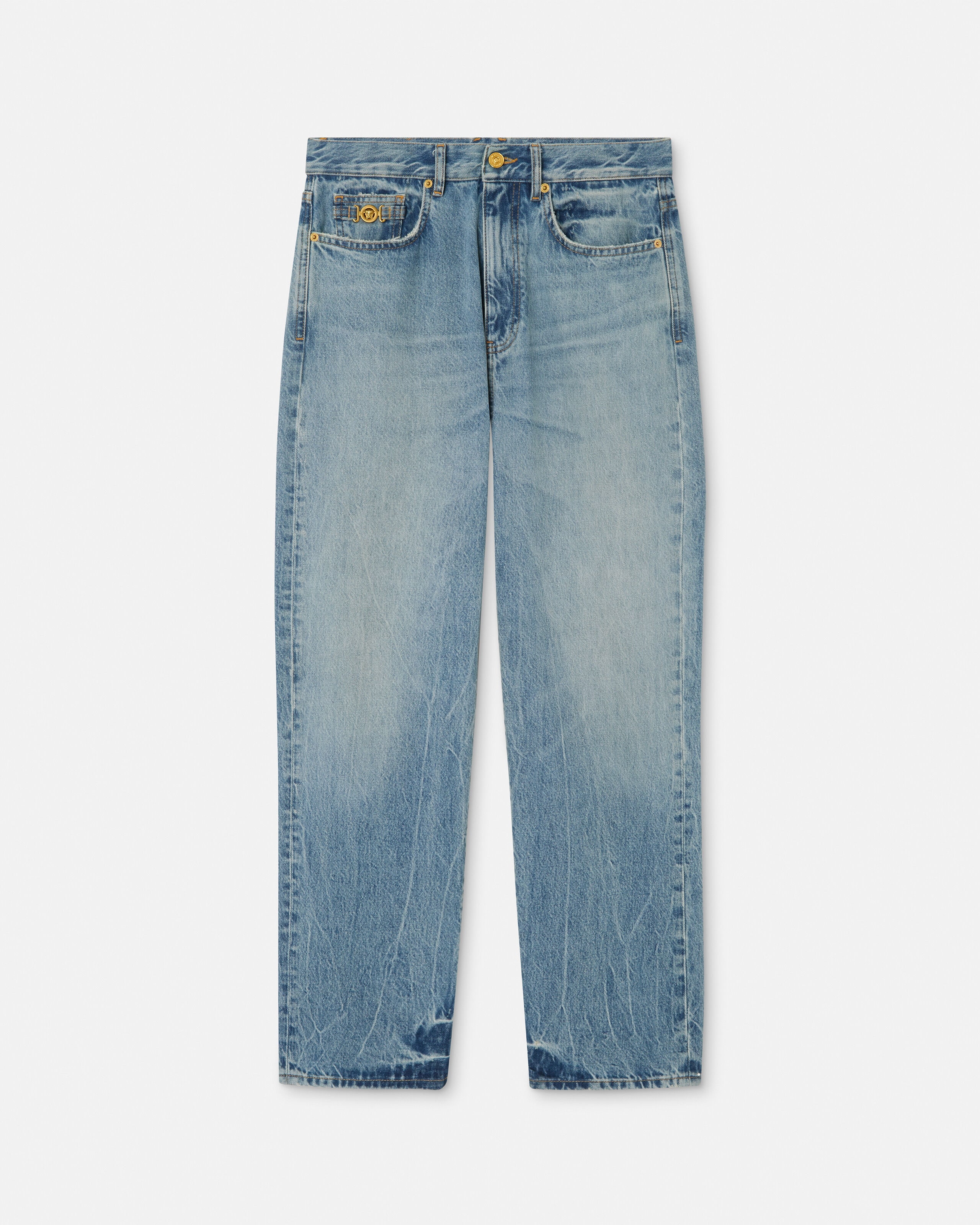 VERSACE White Jeans & Blue Jeans 2セット Men's Designer Jeans & Denim | VERSACE